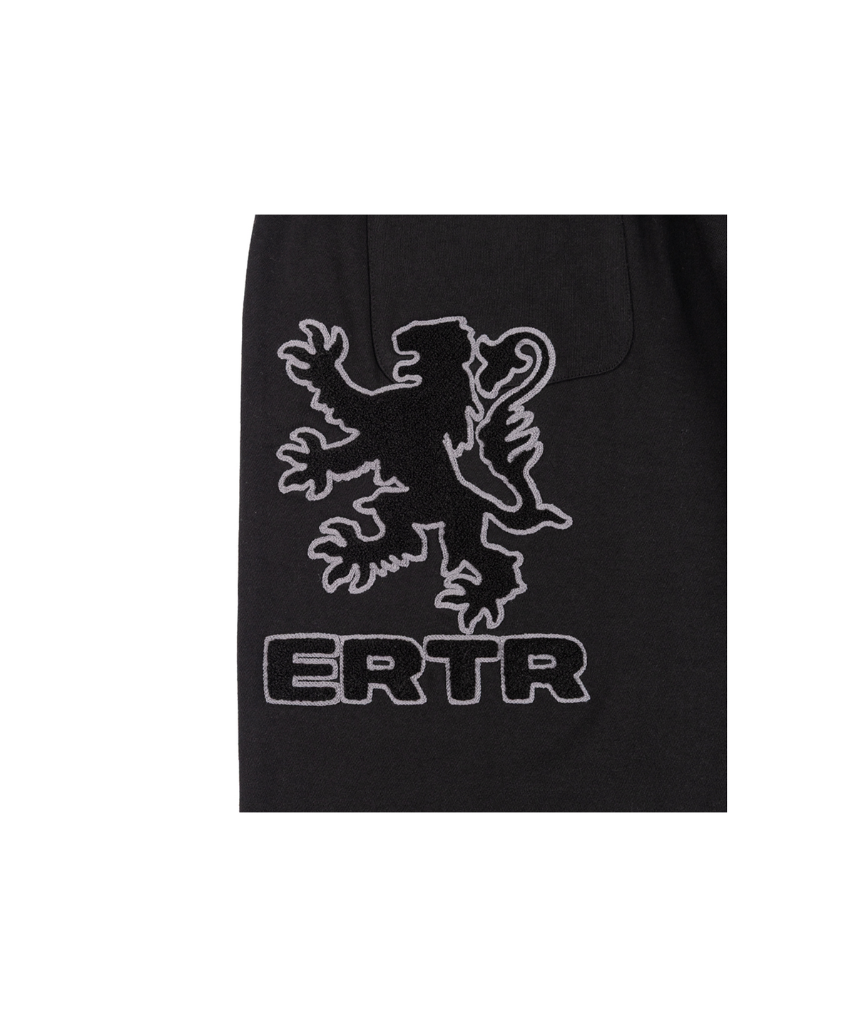 이알티알(ERTR) Scots Lion Boucle Jogger Pants Black