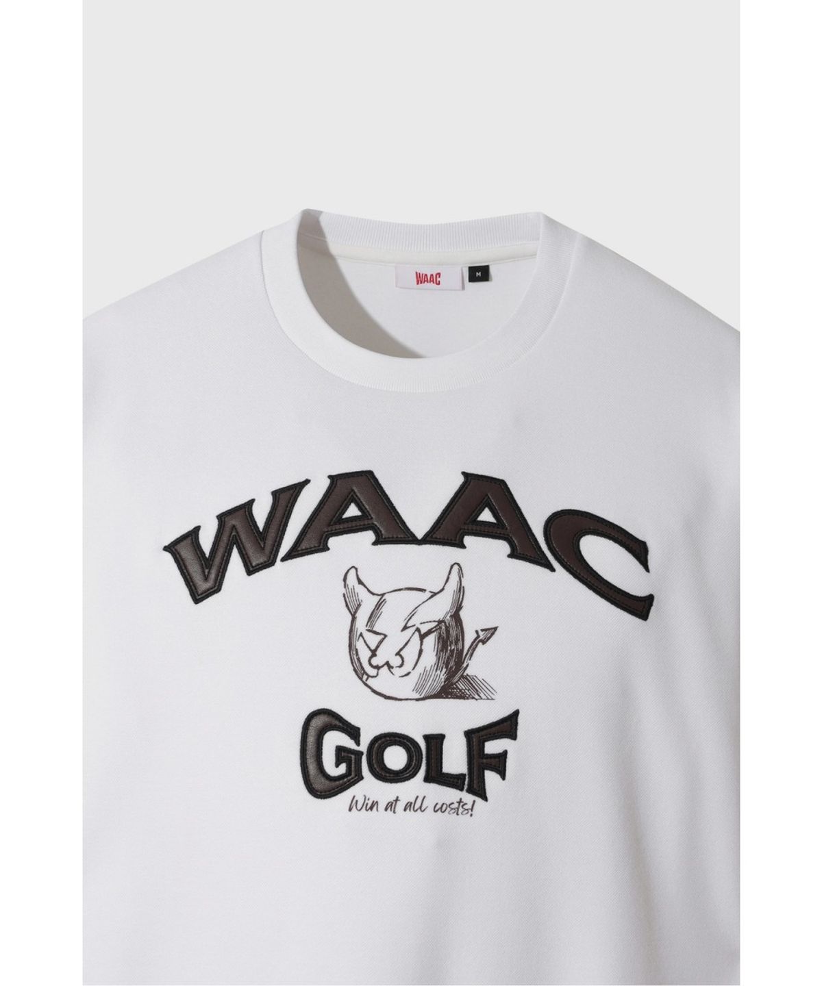 왁(WAAC) Men WAACKY Oversized Crewneck Top WMTCA26605WHX