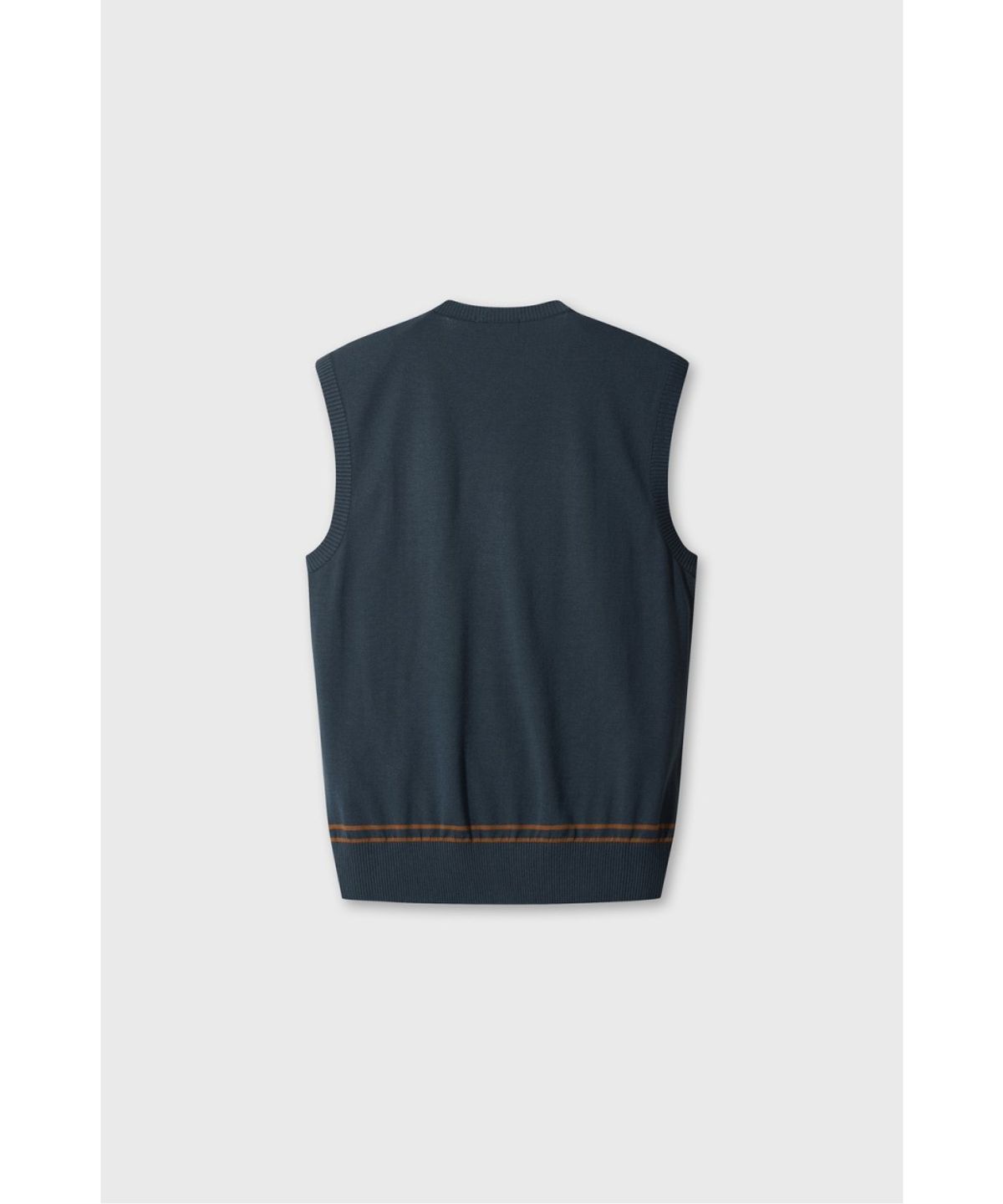 왁(WAAC) Men WTO Crewneck Knit Vest WMWAA26630NYX