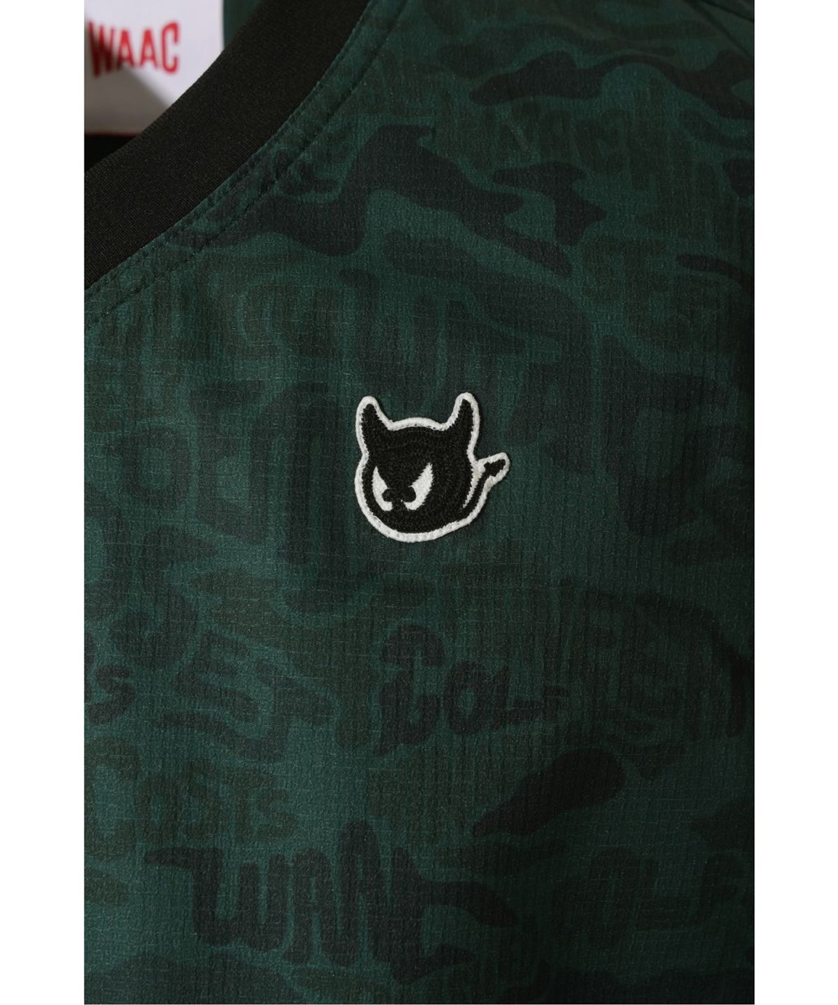왁(WAAC) Men Air dot Patterned Vest WMVAA26600GRD