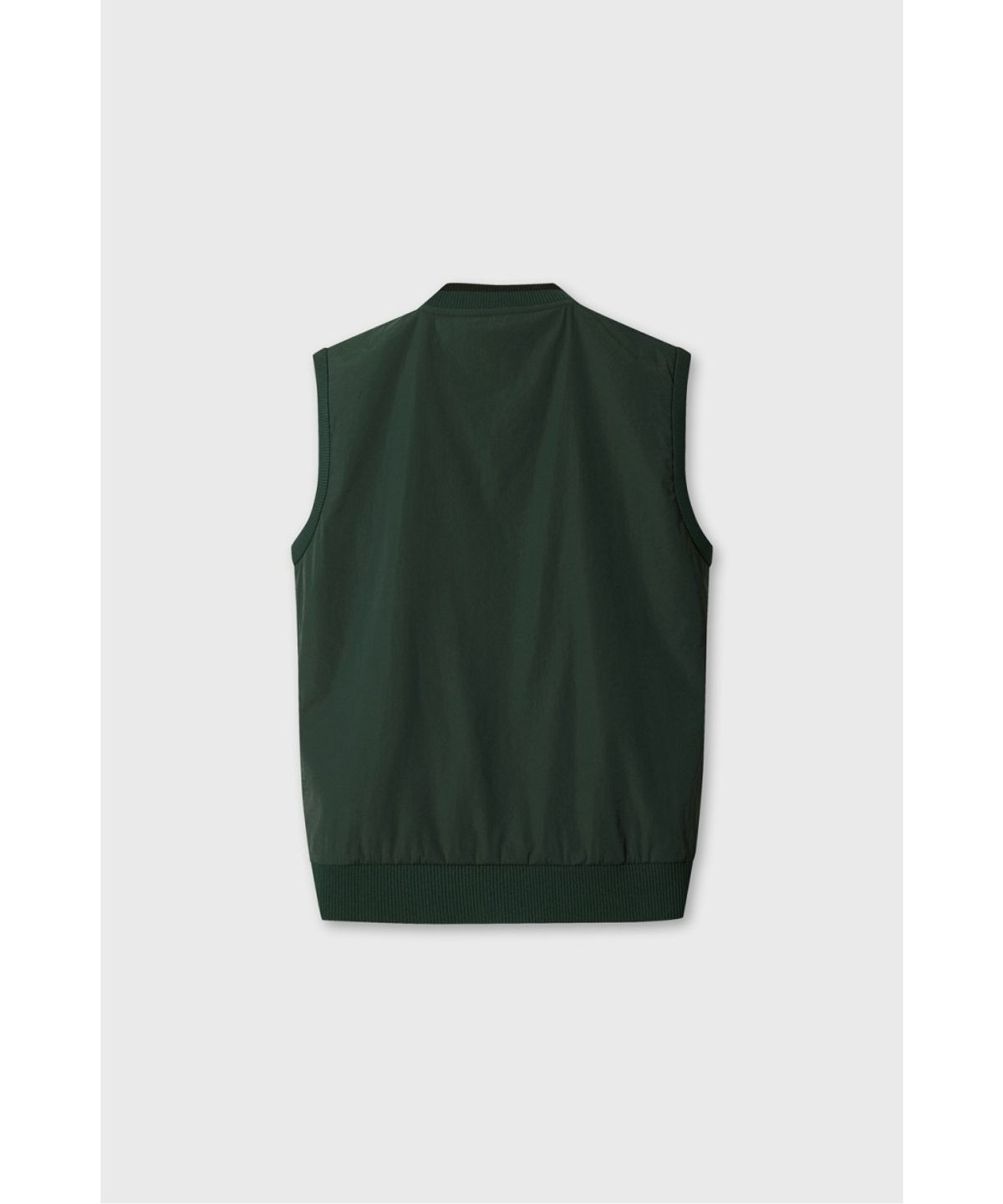 왁(WAAC) Men Hybrid V-neck Knit Vest WMWAA26601GRD