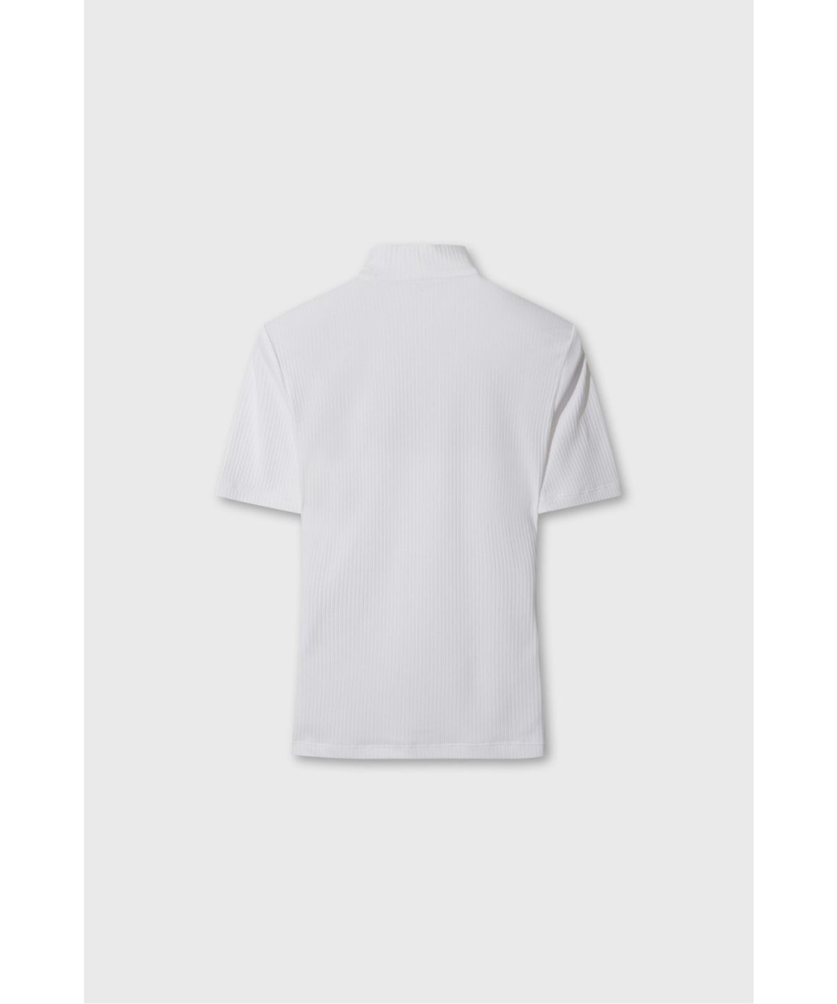 왁(WAAC) Women Ribbed Mockneck Pullover WWTCA26601IVX