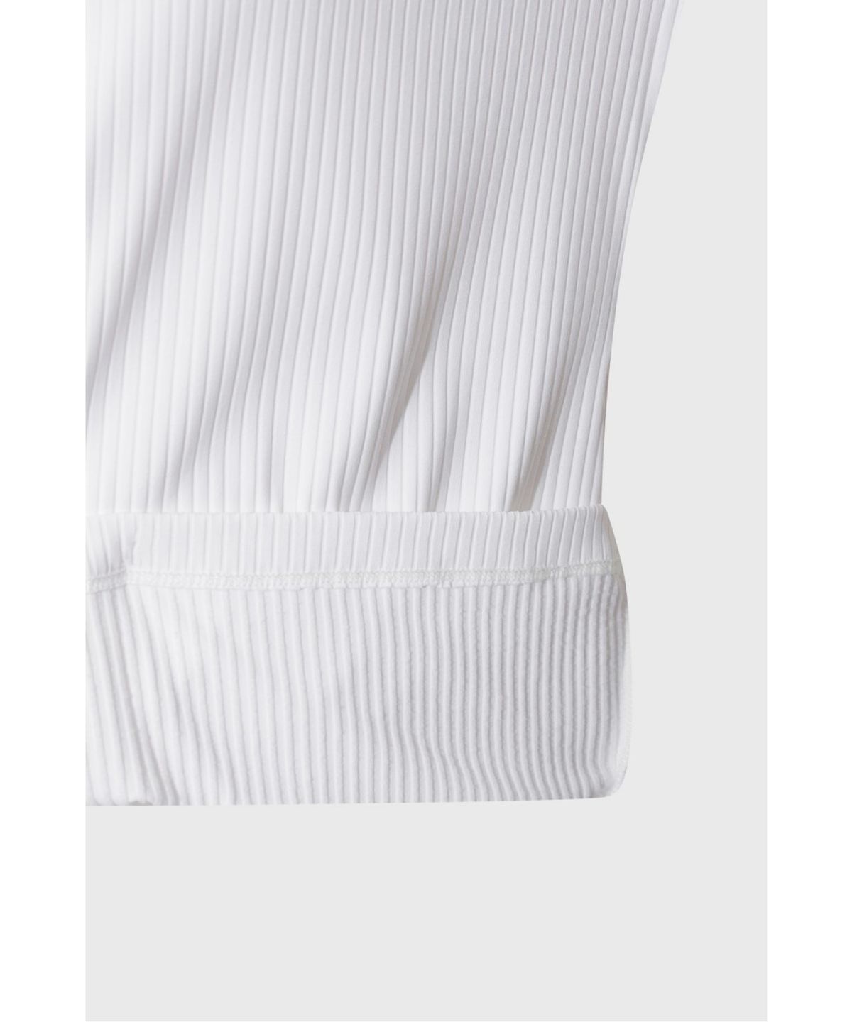 왁(WAAC) Women Ribbed Mockneck Pullover WWTCA26601IVX