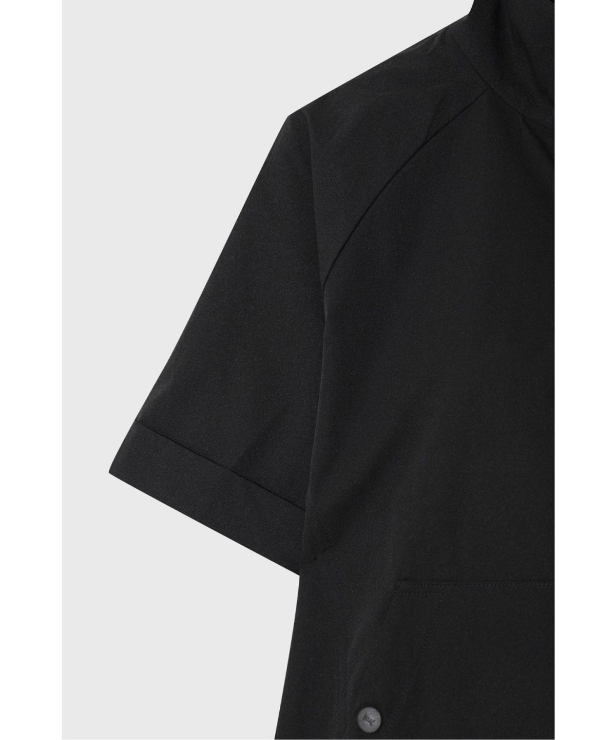 왁(WAAC) Women Woven Quarter-zip Anorak WWTCA26603BKX