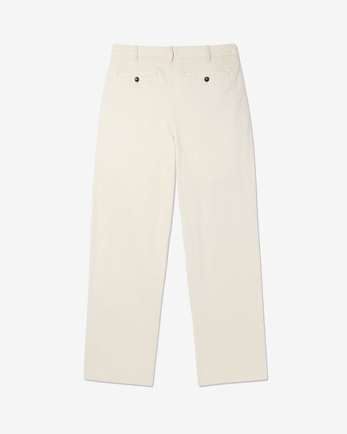 노아(NOAH) (U) 클래식 더블 플리츠 헤링본 팬츠 내추럴 DOUBLE-PLEAT HERRINGBONE PANT NATURAL