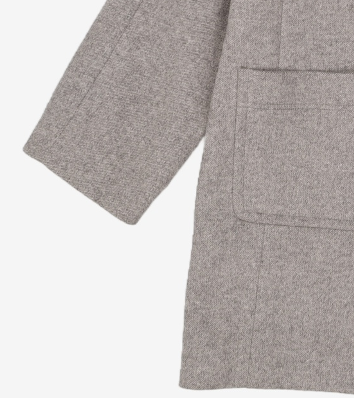 미쏘(MIXXO) 울 블렌디드 스탠카라 하프 코트_MIWJHEV1PG M