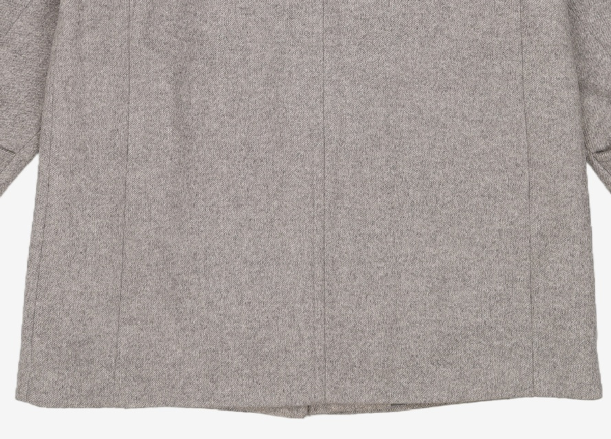 미쏘(MIXXO) 울 블렌디드 스탠카라 하프 코트_MIWJHEV1PG M