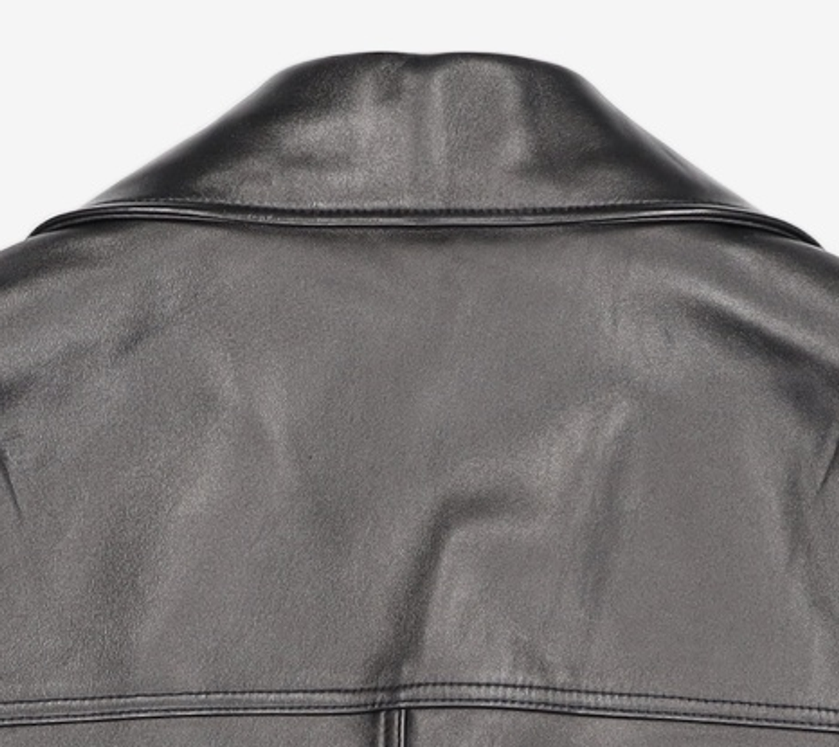 메종미네드(MAISON MINED) BLACK LEATHER LAMB RIDER JACKET S
