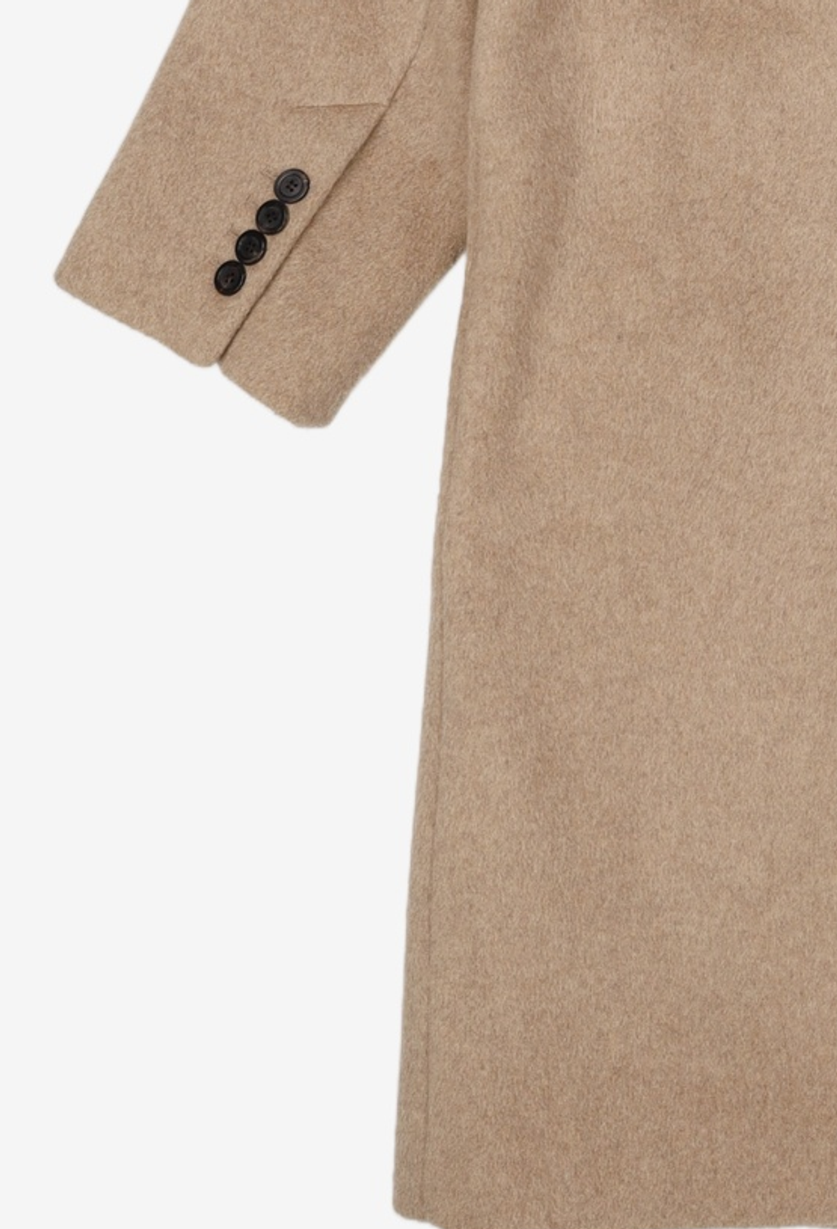 애드오프(ADDOFF) BEIGE ALPACA POCKET COAT M
