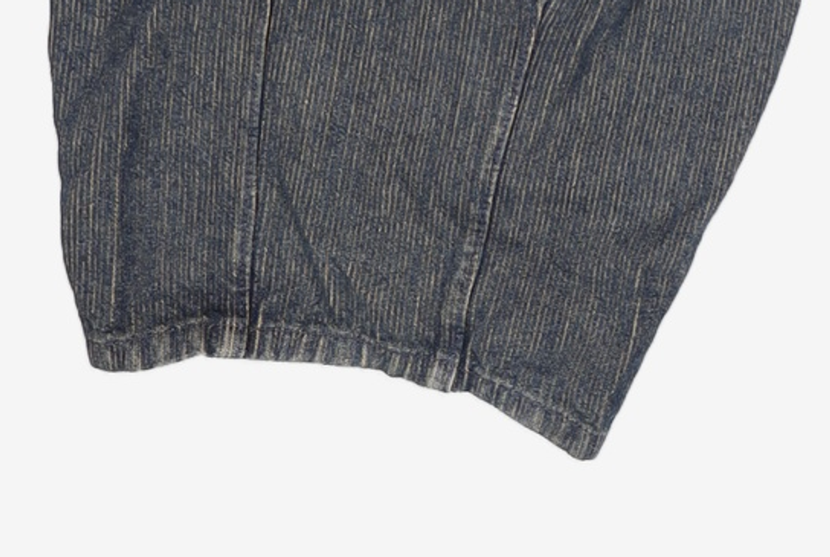 데케트(DECET) [골지데님]Balloon Wide Rib Jeans DCPT067Blue 32