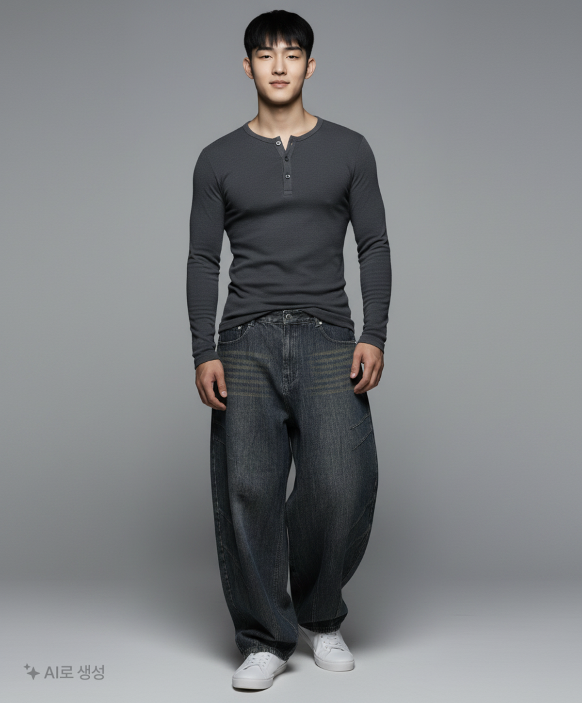 데케트(DECET) [골지데님]Balloon Wide Rib Jeans DCPT067Blue 32