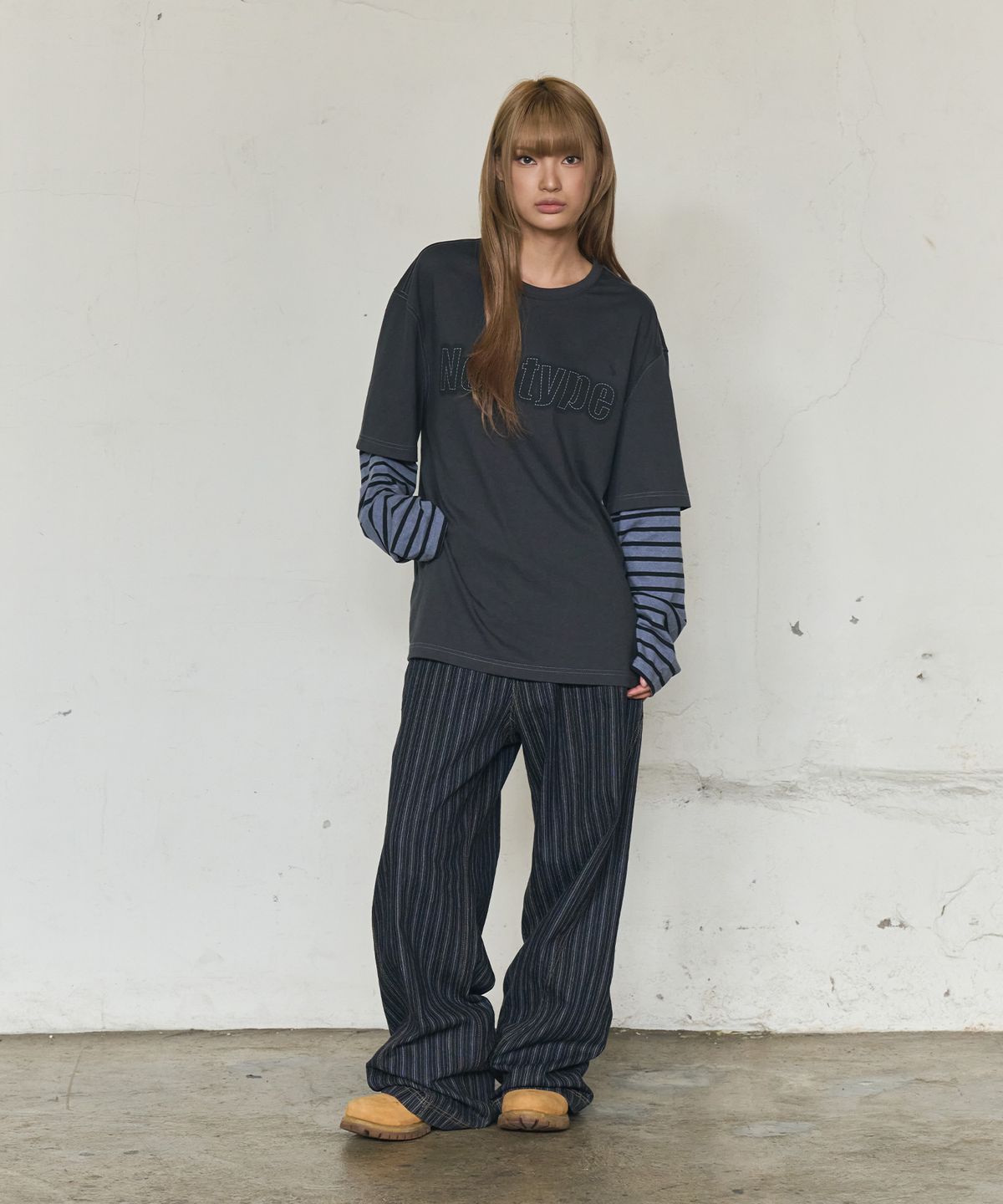 논타입(NONTYPE) ARCHIVE ARC HICKORY DENIM PANTS (INDIGO)