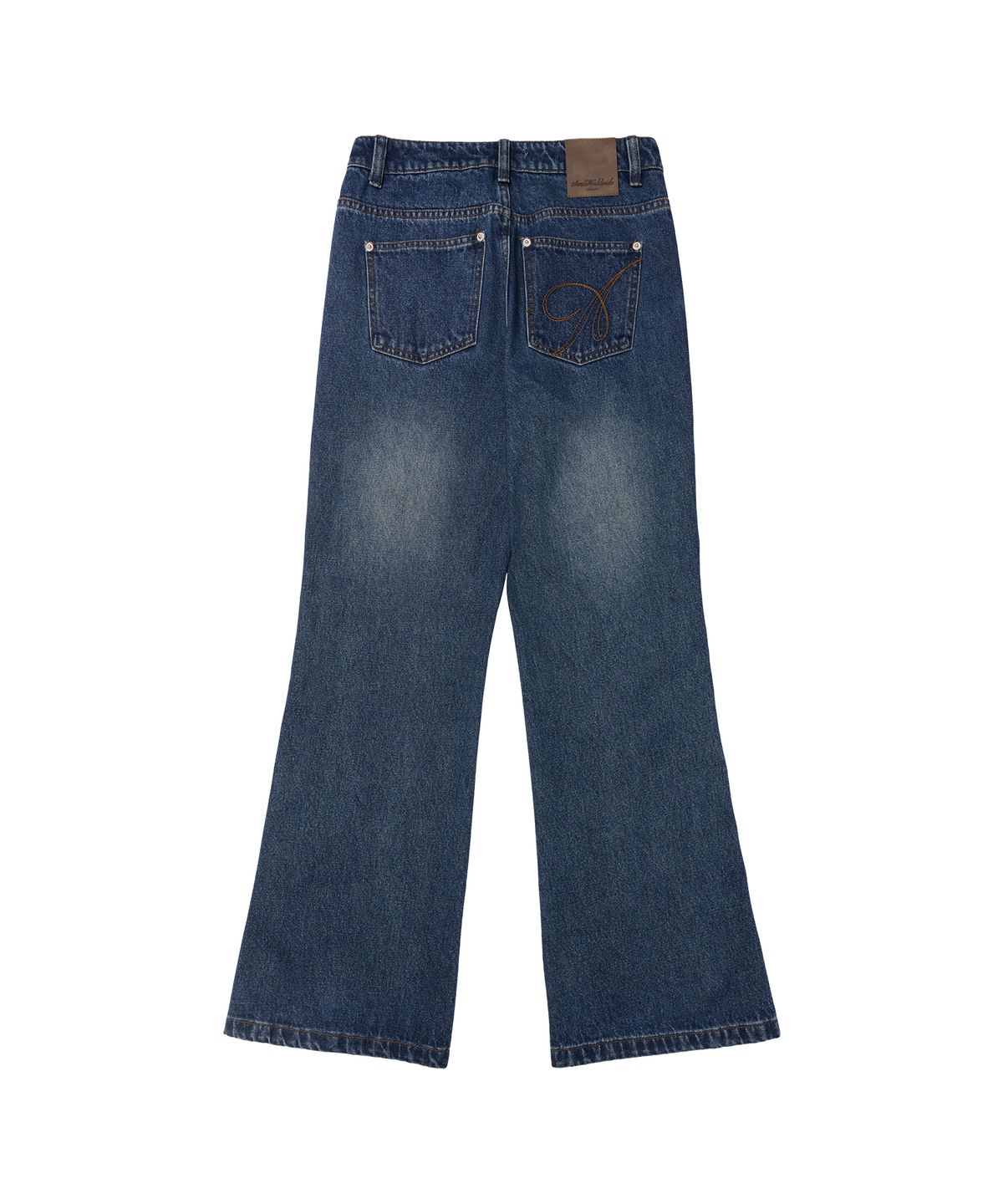 아메스 월드와이드(AMES-WORLDWIDE) CLASSIC BOOT CUT DENIM PANTS BLUE