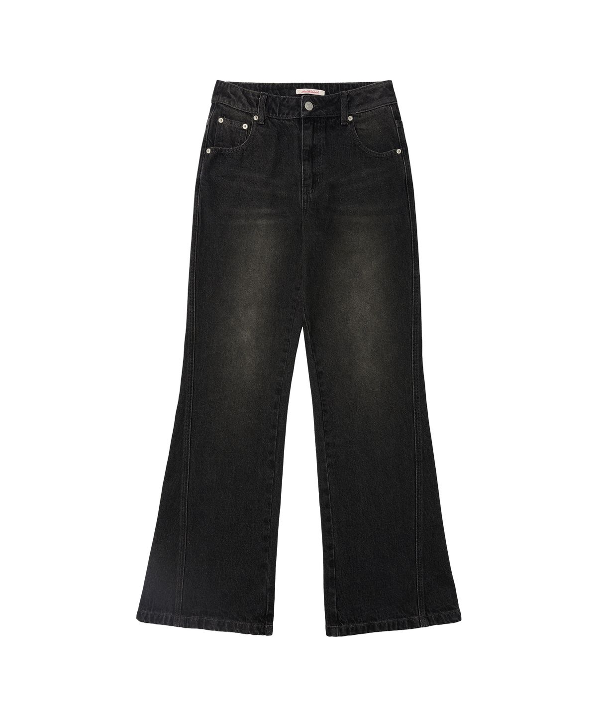 아메스 월드와이드(AMES-WORLDWIDE) CLASSIC BOOT CUT DENIM PANTS BLACK
