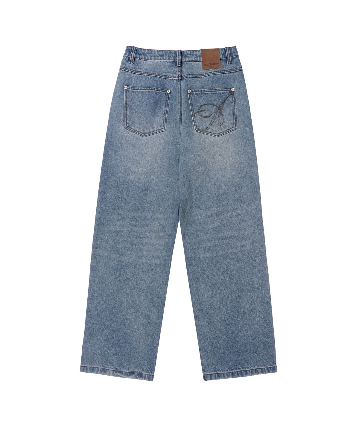 아메스 월드와이드(AMES-WORLDWIDE) CLASSIC STRAIGHT DENIM PANTS LIGHT BLUE