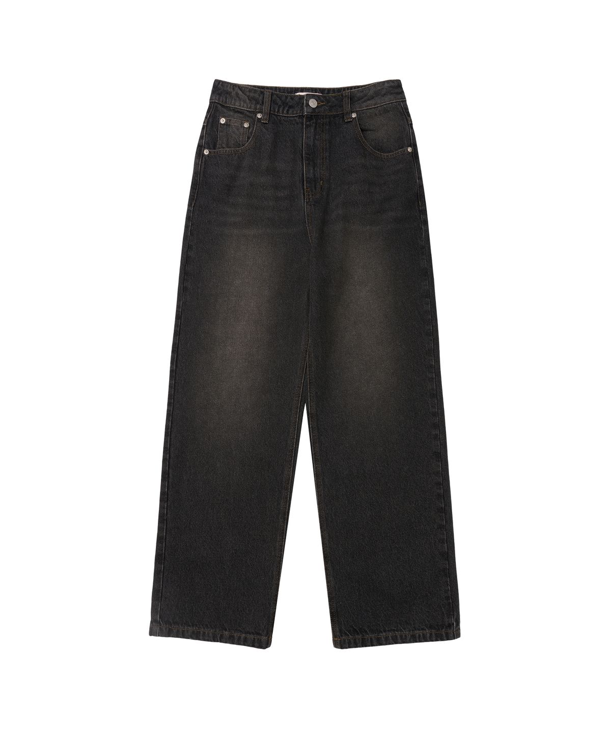 아메스 월드와이드(AMES-WORLDWIDE) CLASSIC STRAIGHT DENIM PANTS BLACK
