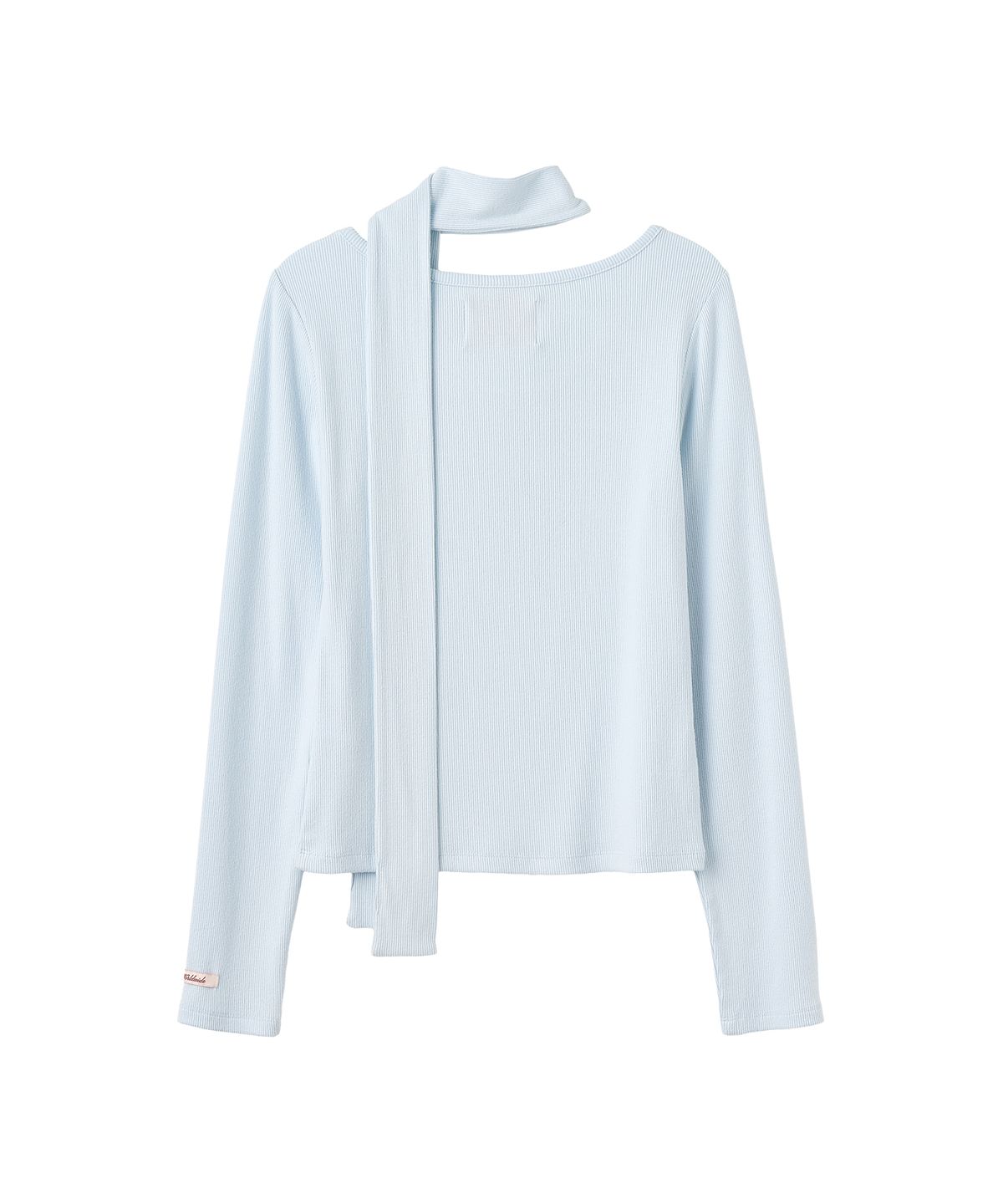 아메스 월드와이드(AMES-WORLDWIDE) CLASSIC SCARF LS TEE SKY BLUE