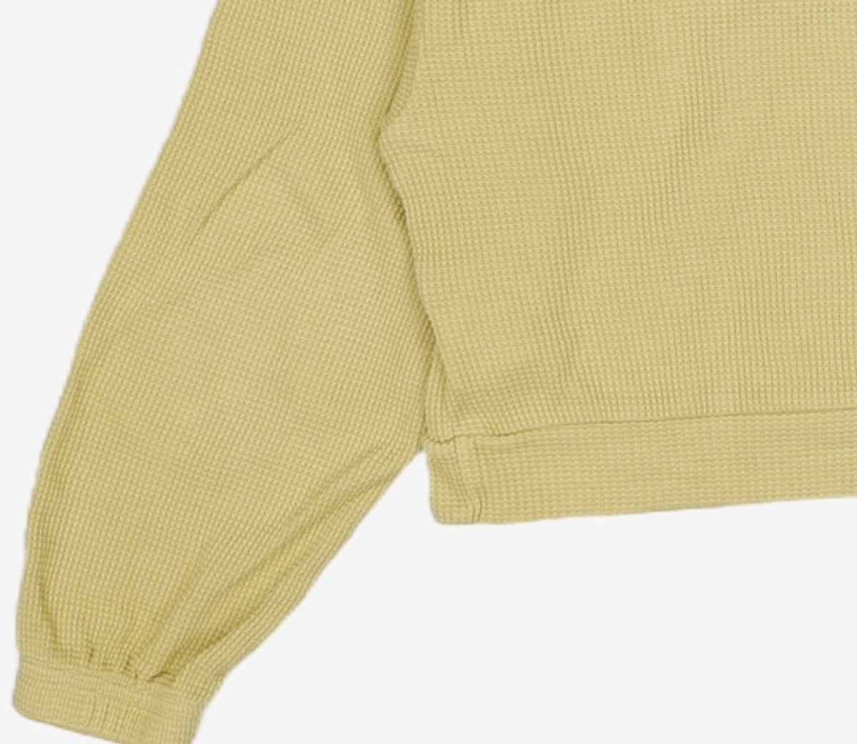꼬모니노즈(COMONINOZ) W WAFFLE HOODY [LIME] FREE