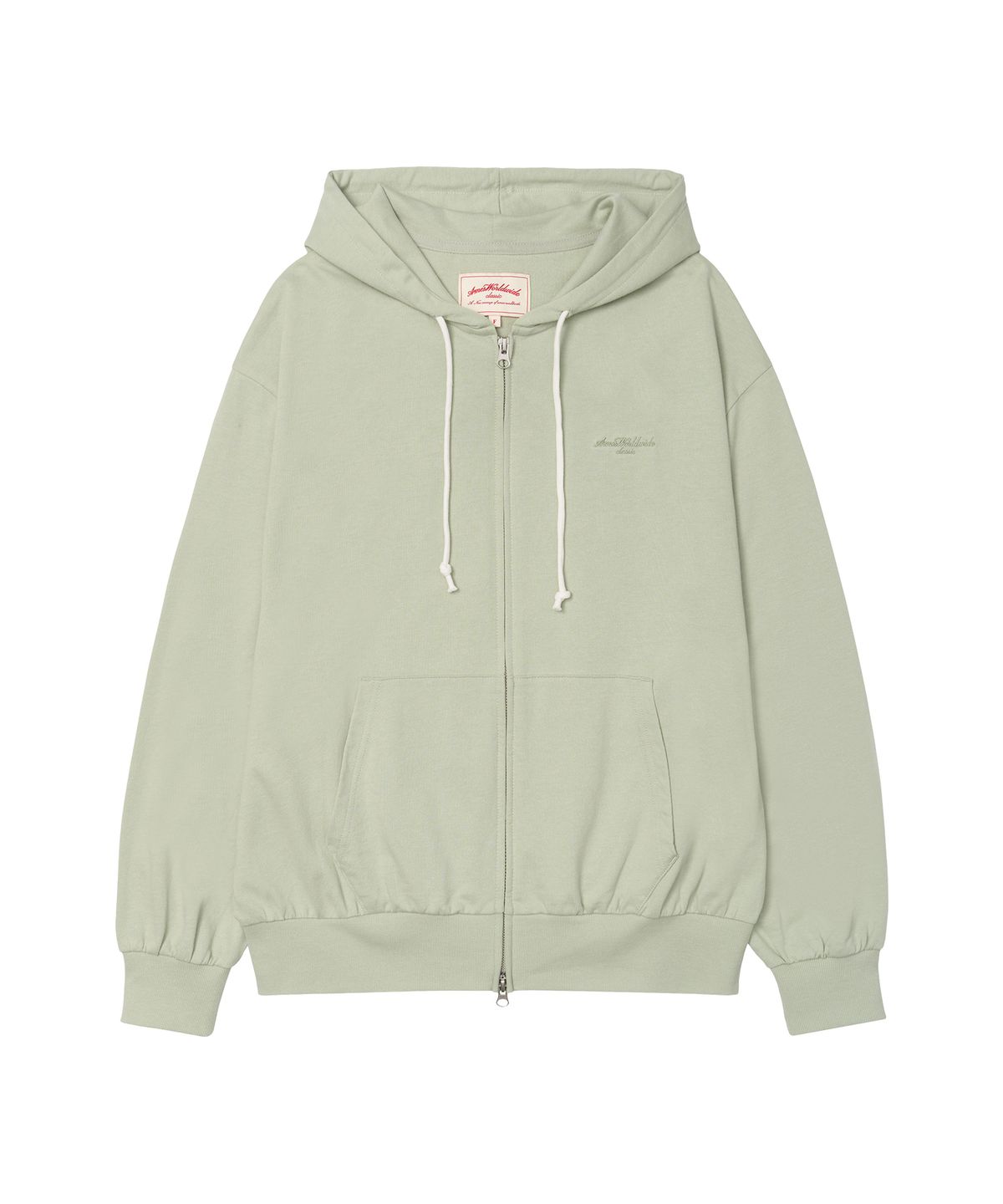 아메스 월드와이드(AMES-WORLDWIDE) CLASSIC EASY HOODIE ZIP-UP MINT