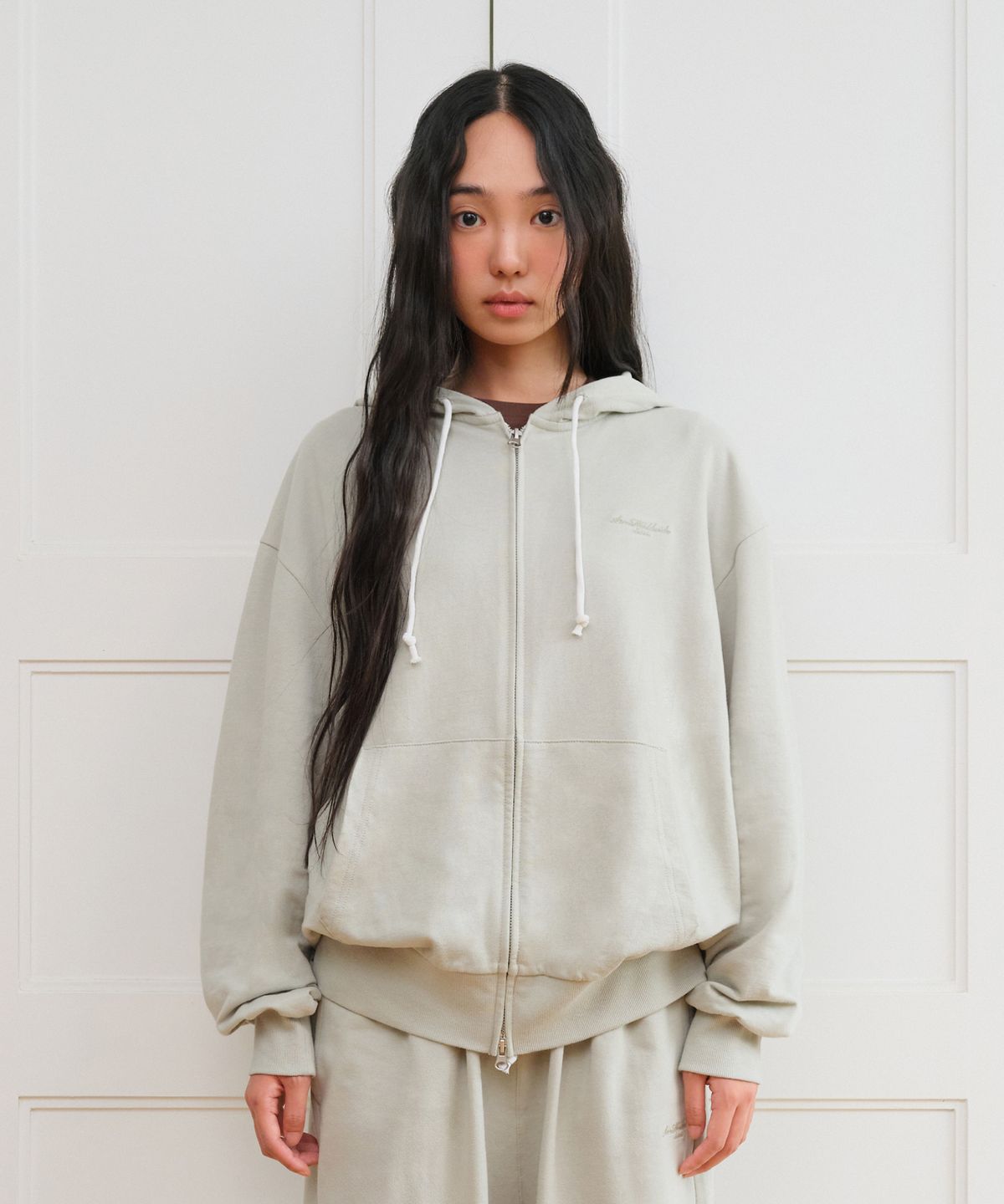 아메스 월드와이드(AMES-WORLDWIDE) CLASSIC EASY HOODIE ZIP-UP MINT