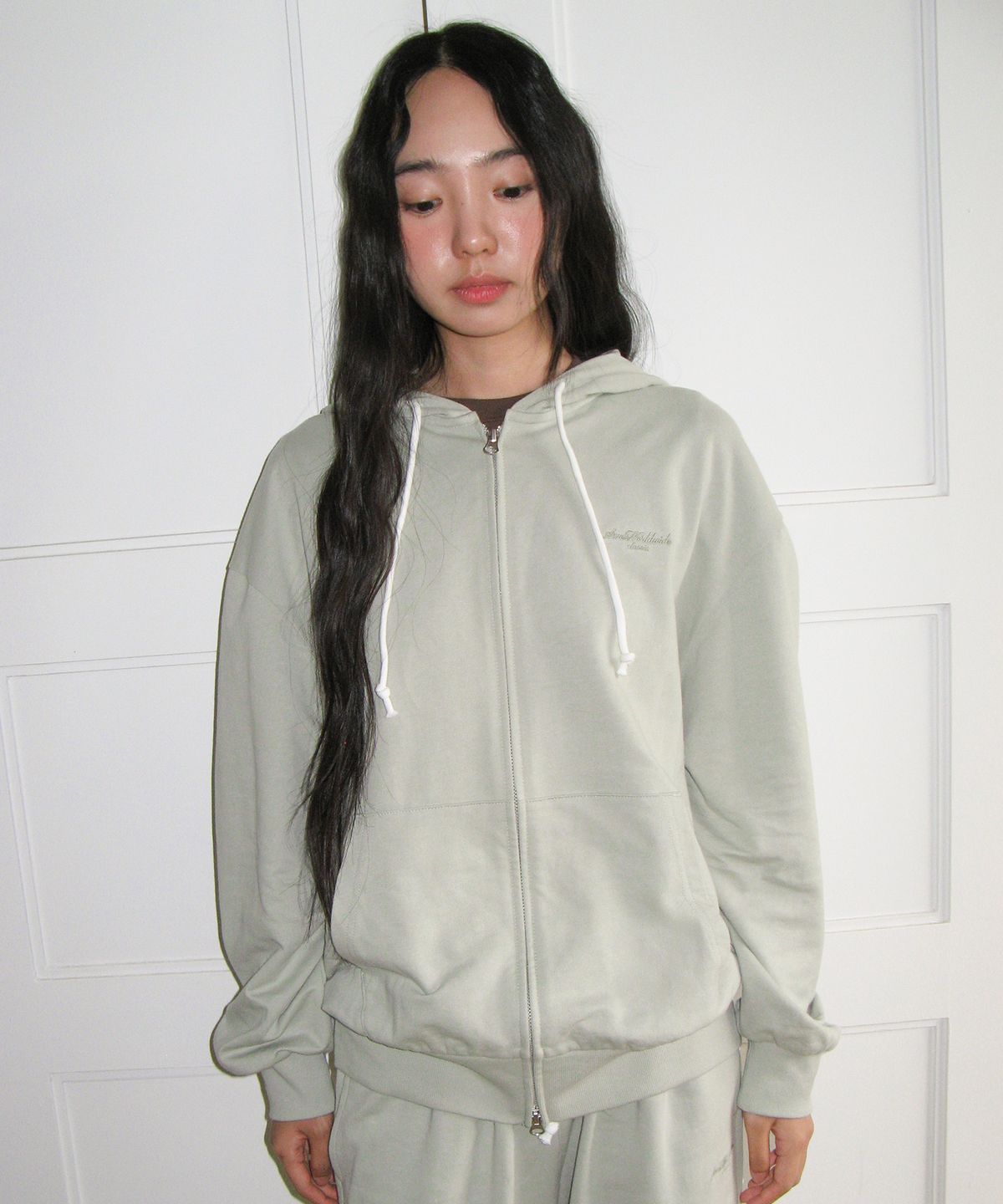 아메스 월드와이드(AMES-WORLDWIDE) CLASSIC EASY HOODIE ZIP-UP MINT