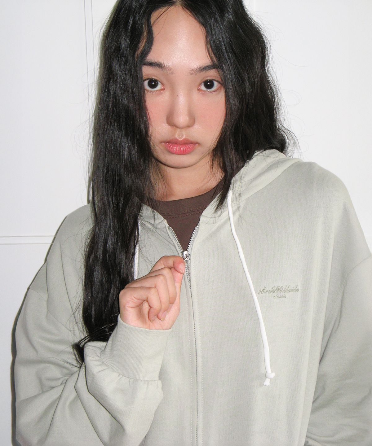 아메스 월드와이드(AMES-WORLDWIDE) CLASSIC EASY HOODIE ZIP-UP MINT