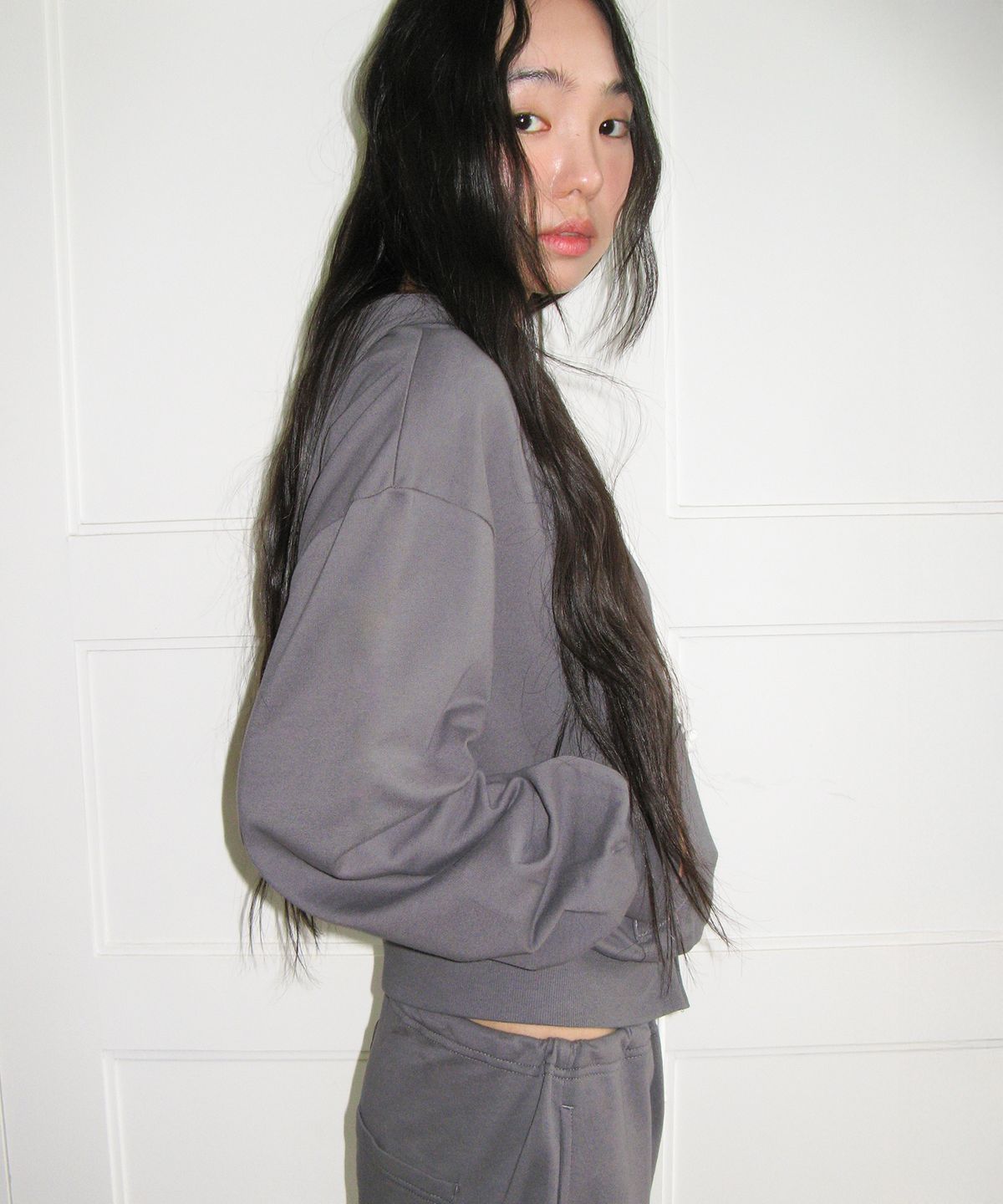 아메스 월드와이드(AMES-WORLDWIDE) CLASSIC EASY HOODIE ZIP-UP CHARCOAL