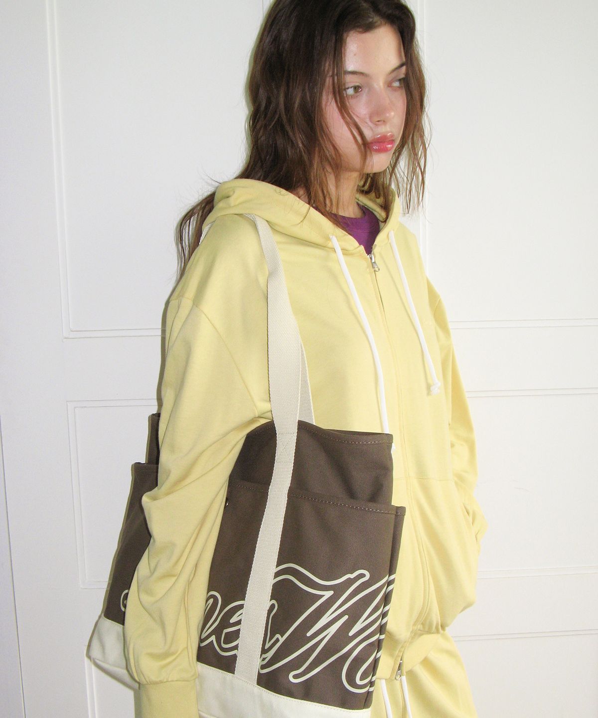 아메스 월드와이드(AMES-WORLDWIDE) CLASSIC EASY HOODIE ZIP-UP YELLOW