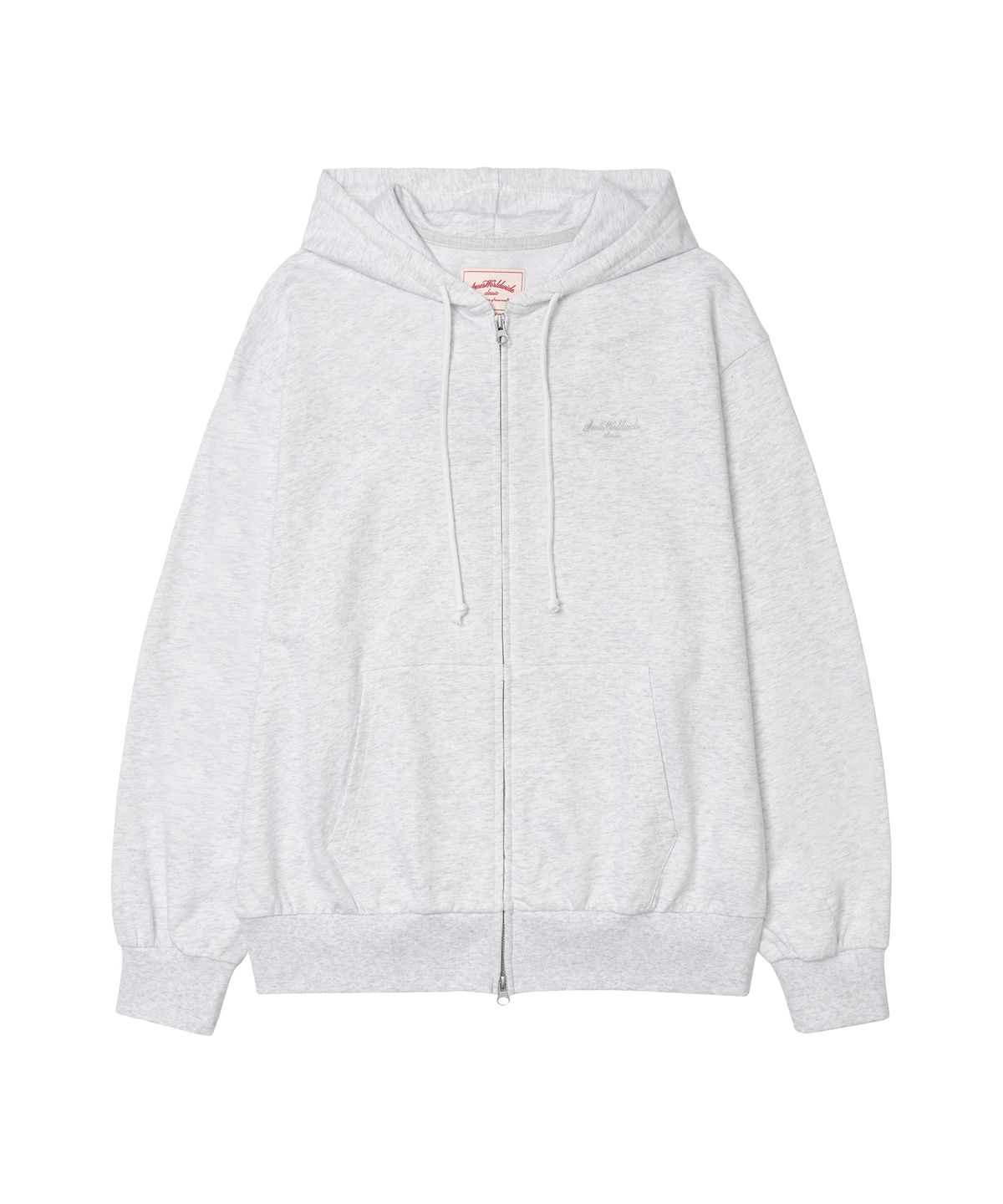 아메스 월드와이드(AMES-WORLDWIDE) CLASSIC EASY HOODIE ZIP-UP LIGHT GREY
