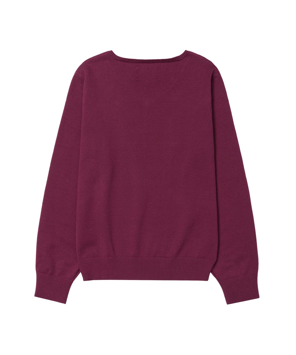 아메스 월드와이드(AMES-WORLDWIDE) CLASSIC REGULAR V NECK KNIT PURPLE