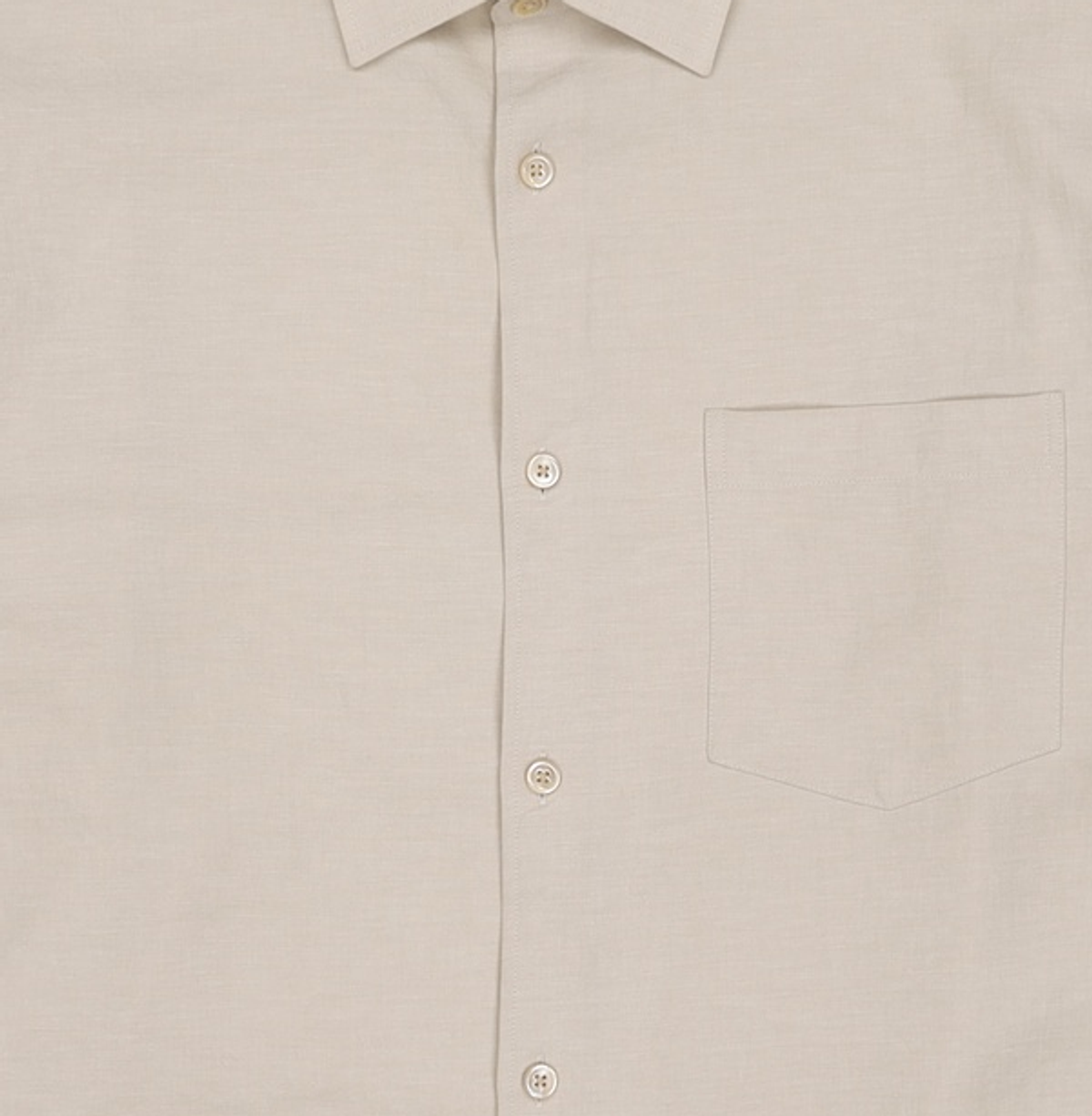 커스텀멜로우(CUSTOMELLOW) semi-over side button slit basic shirt CWSAM24202BEX 100