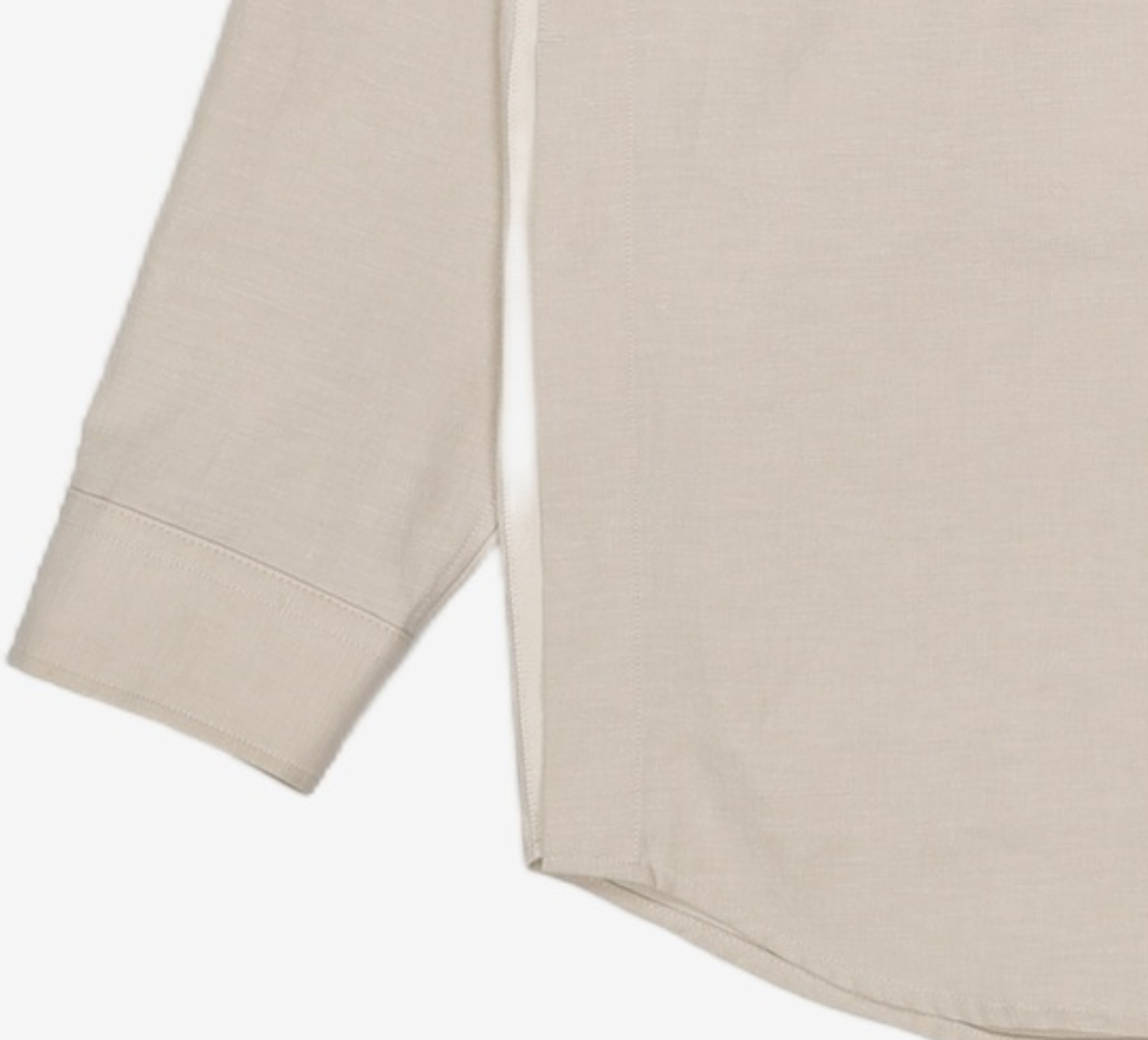 커스텀멜로우(CUSTOMELLOW) semi-over side button slit basic shirt CWSAM24202BEX 100