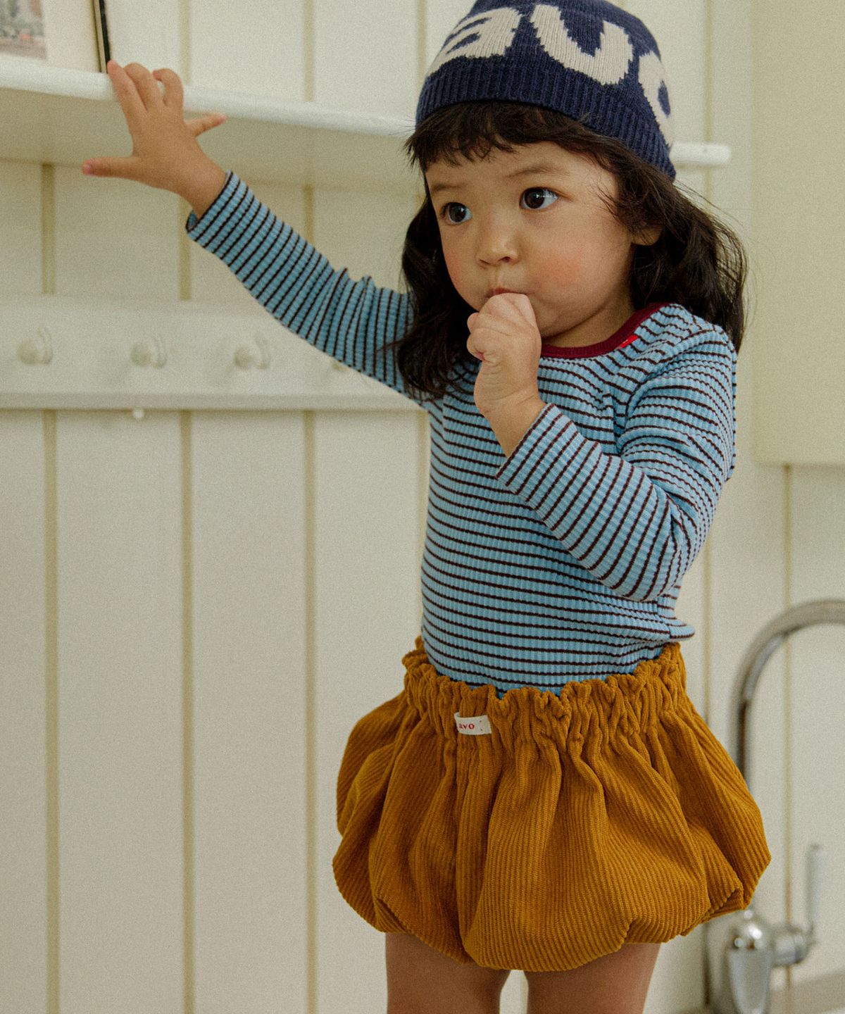아보(AVO) CORDUROY BALLOON BLOOMER_MUSTARD
