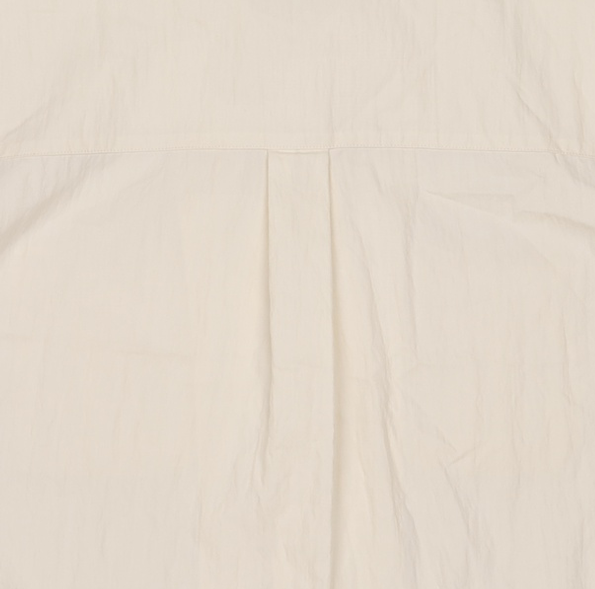 아우브아워(AUBOUR) wrinkled lapel shirts (ivory) L