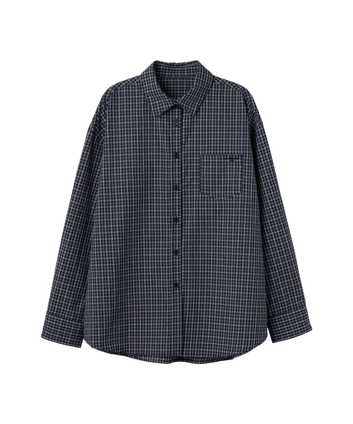 아메스 월드와이드(AMES-WORLDWIDE) CLASSIC BOYFRIEND SHIRTS NAVY