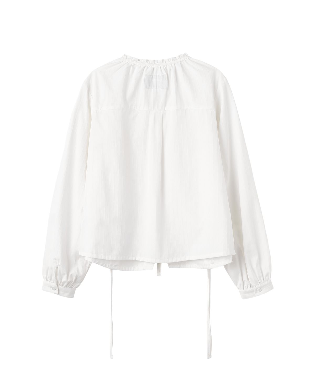 아메스 월드와이드(AMES-WORLDWIDE) CLASSIC SHIRRING BLOUSE WHITE