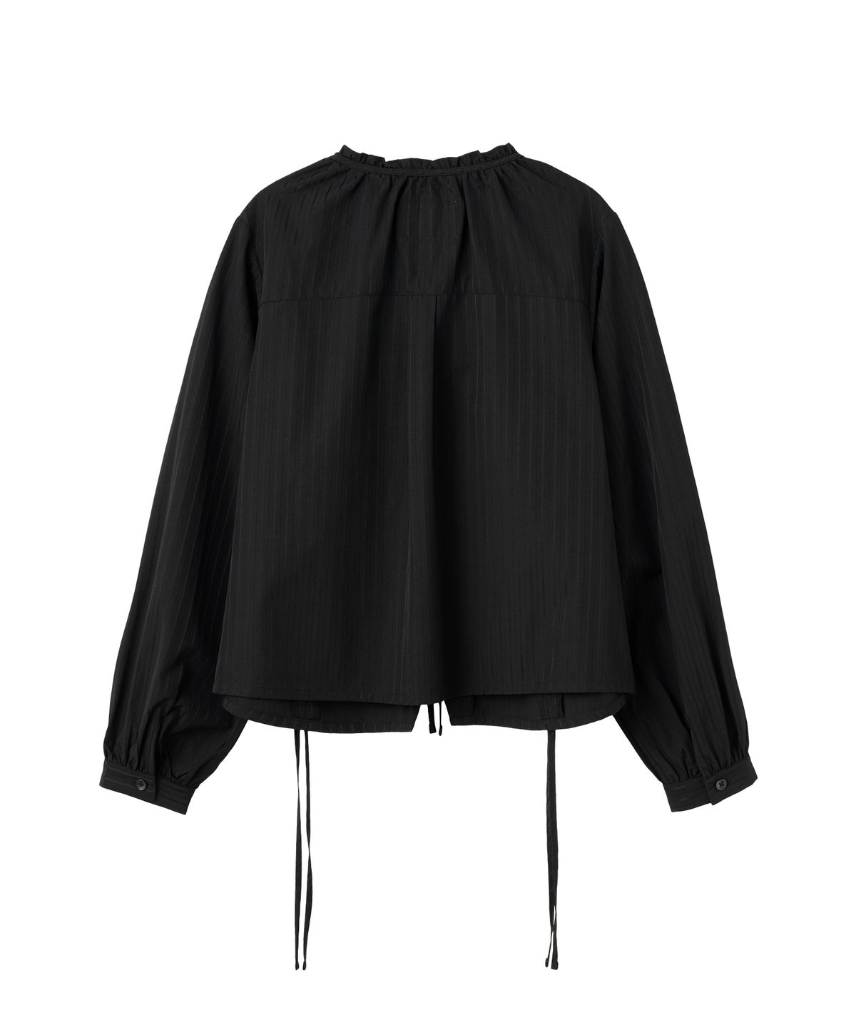 아메스 월드와이드(AMES-WORLDWIDE) CLASSIC SHIRRING BLOUSE BLACK