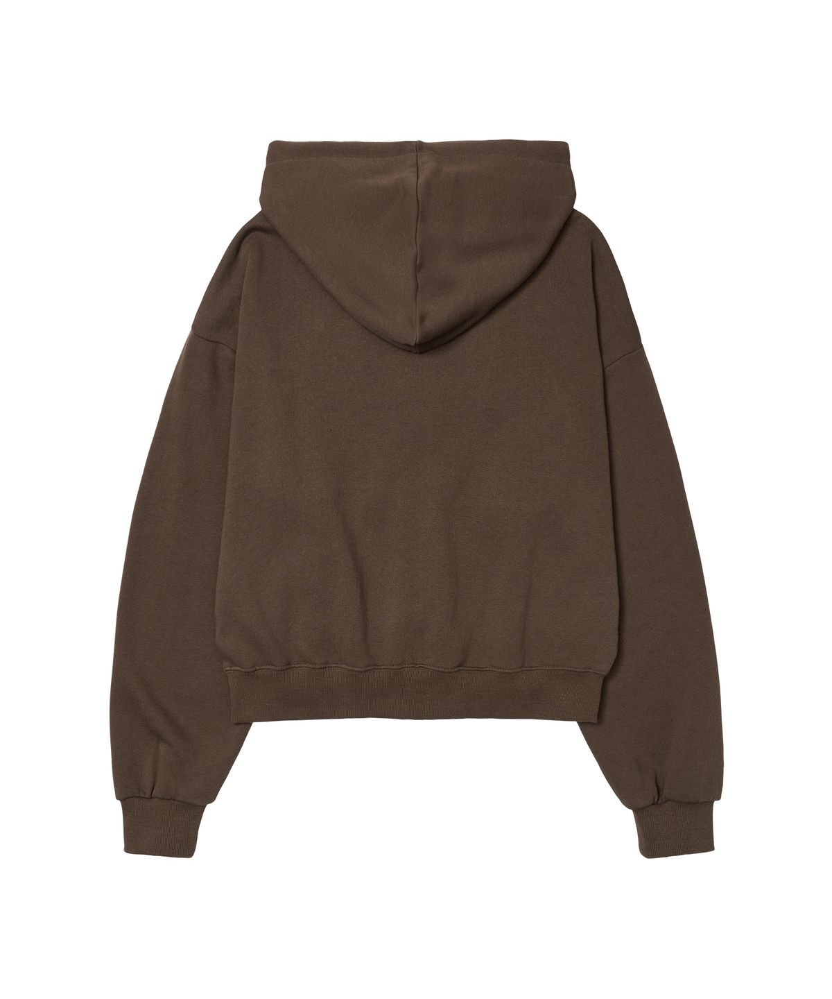 아메스 월드와이드(AMES-WORLDWIDE) STANDARD LOGO HOODIE ZIP-UP BROWN