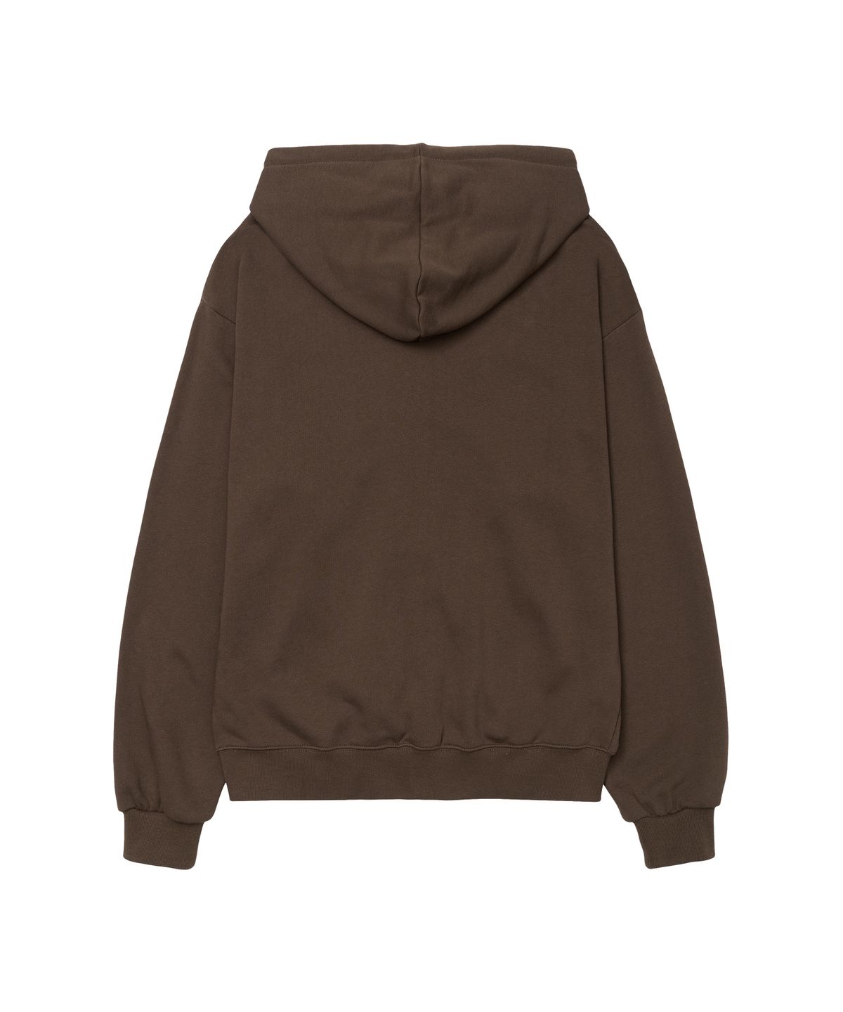 아메스 월드와이드(AMES-WORLDWIDE) STANDARD LOGO HOODIE ZIP-UP BROWN