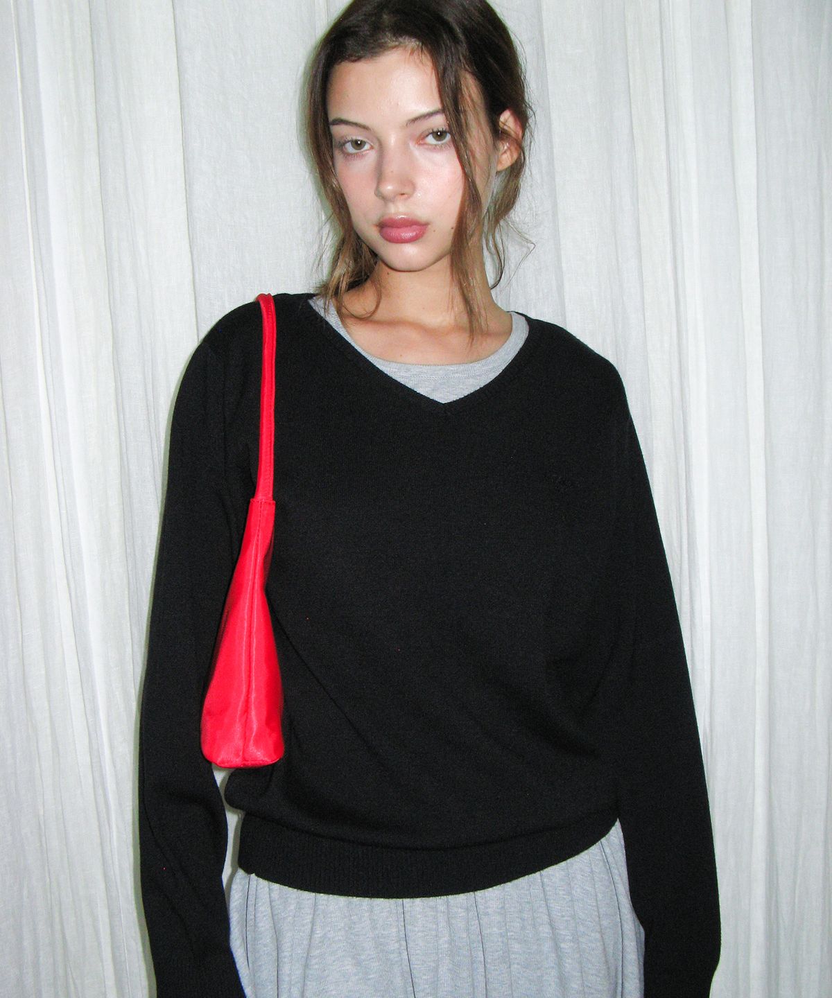 아메스 월드와이드(AMES-WORLDWIDE) CLASSIC NYLON MINI TOTE BAG RED
