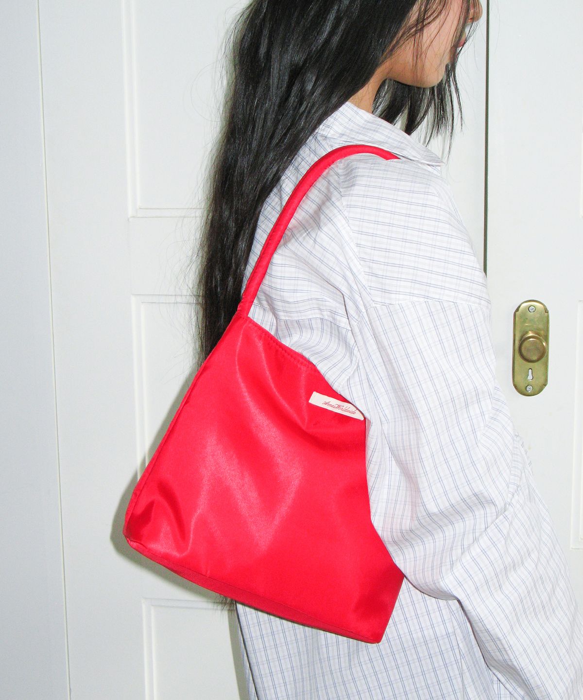 아메스 월드와이드(AMES-WORLDWIDE) CLASSIC NYLON MINI TOTE BAG RED