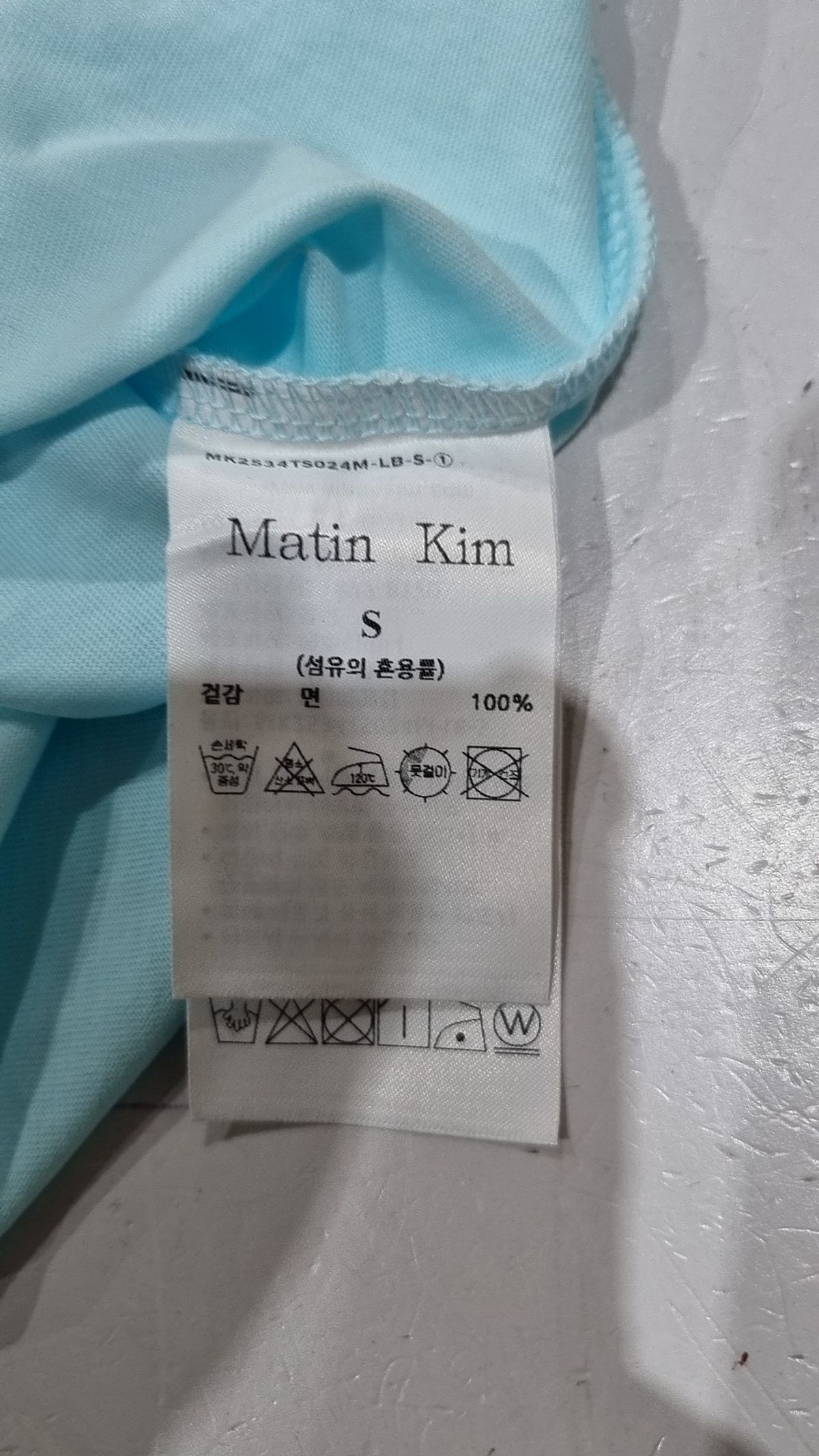 마뗑킴(MATIN KIM) 반소매 티셔츠 S