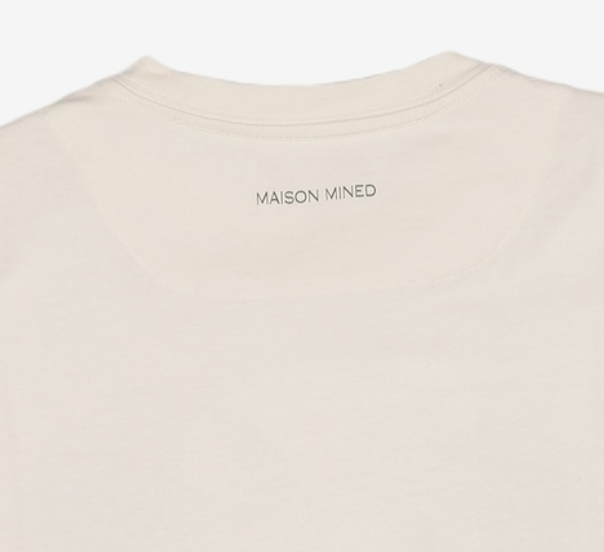 메종미네드(MAISON MINED) SKULL GOAT HALF T IVORY S
