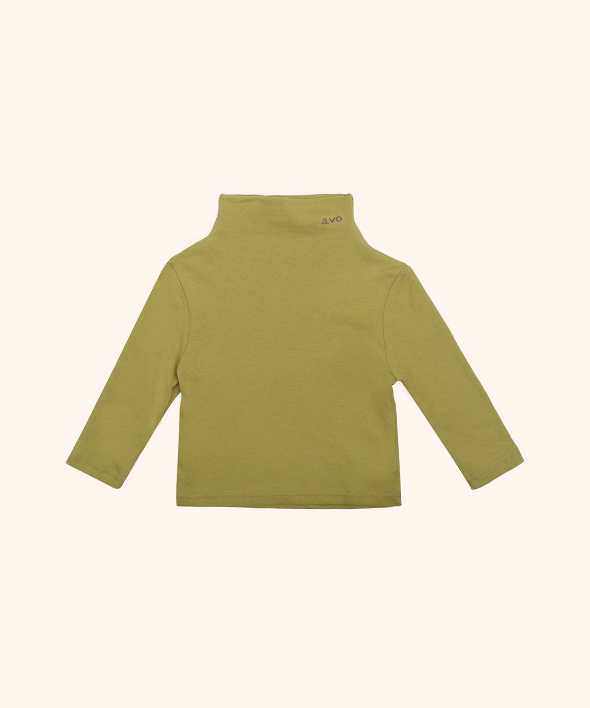 아보(AVO) SEAMLESS MOCK NECK TEE_OLIVE