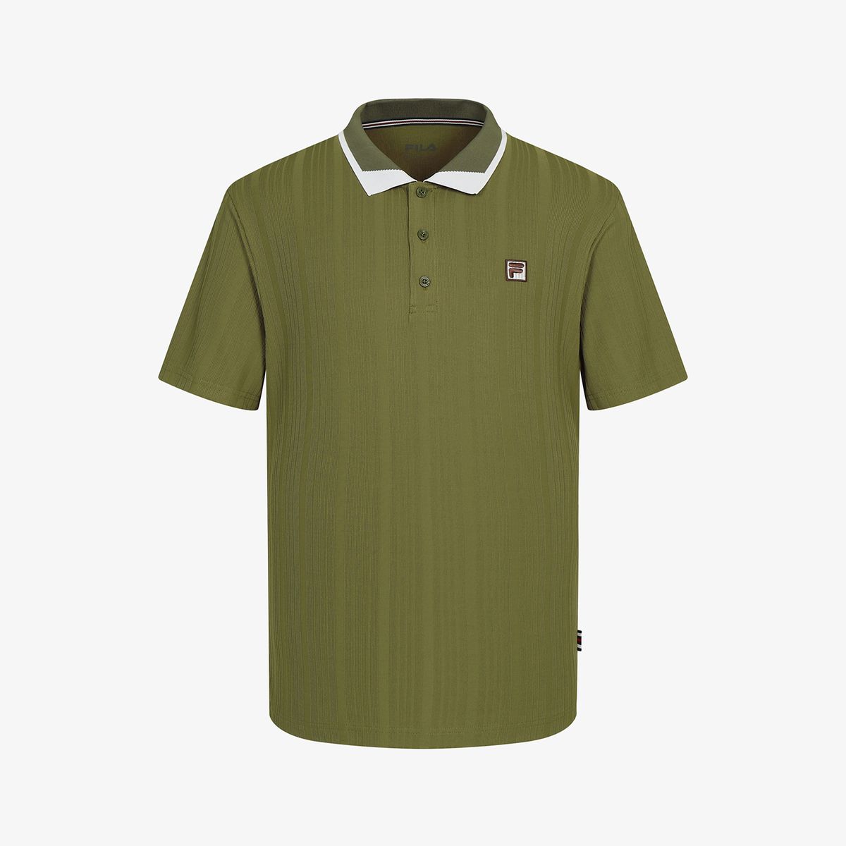 휠라(FILA) 테니스 자가드 카라 반팔티(FS263TS11M002340)