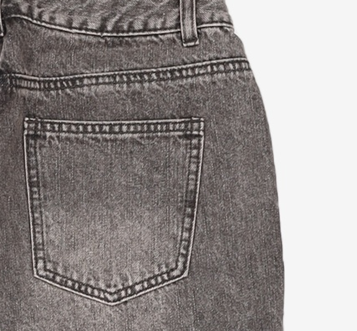 미쏘(MIXXO) 롱 스트레이트 빈티지워싱 데님_MIWTJE297J 28