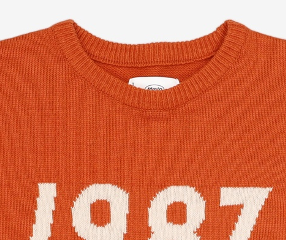 엠엠엘지(MMLG) [Mmlg] 1987 KNIT (INTARSIA) (ORANGE) M
