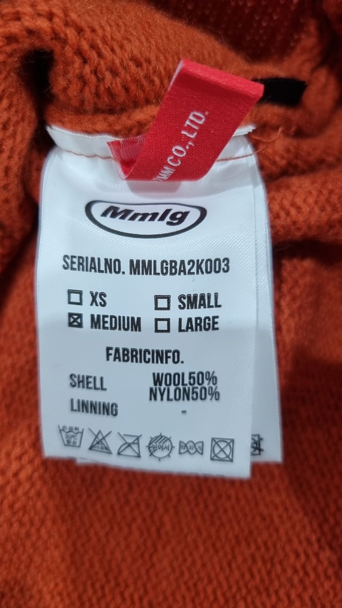엠엠엘지(MMLG) [Mmlg] 1987 KNIT (INTARSIA) (ORANGE) M
