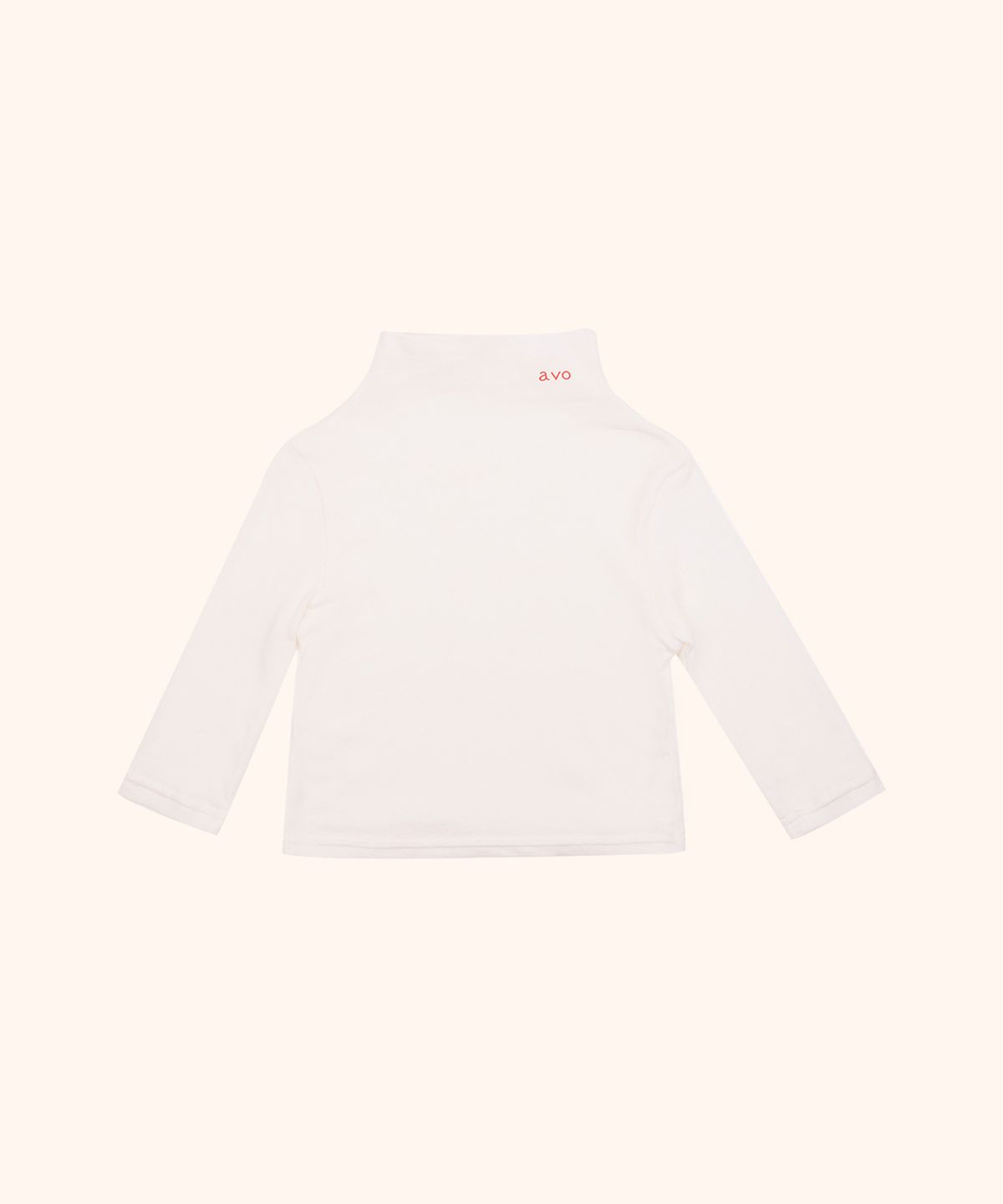 아보(AVO) SEAMLESS MOCK NECK TEE_IVORY