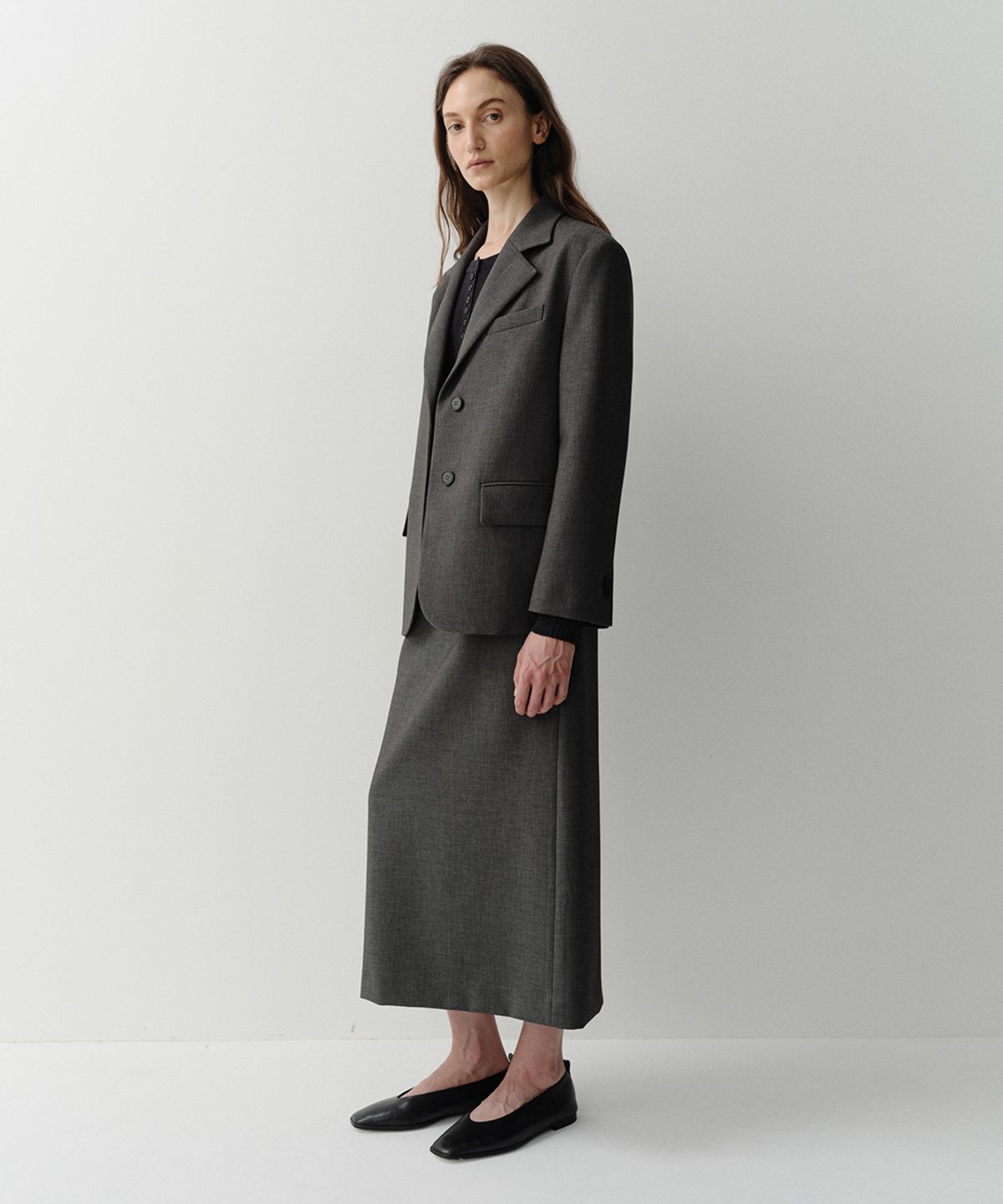이아(EAAH) LOWEN JACKET (CHARCOAL)